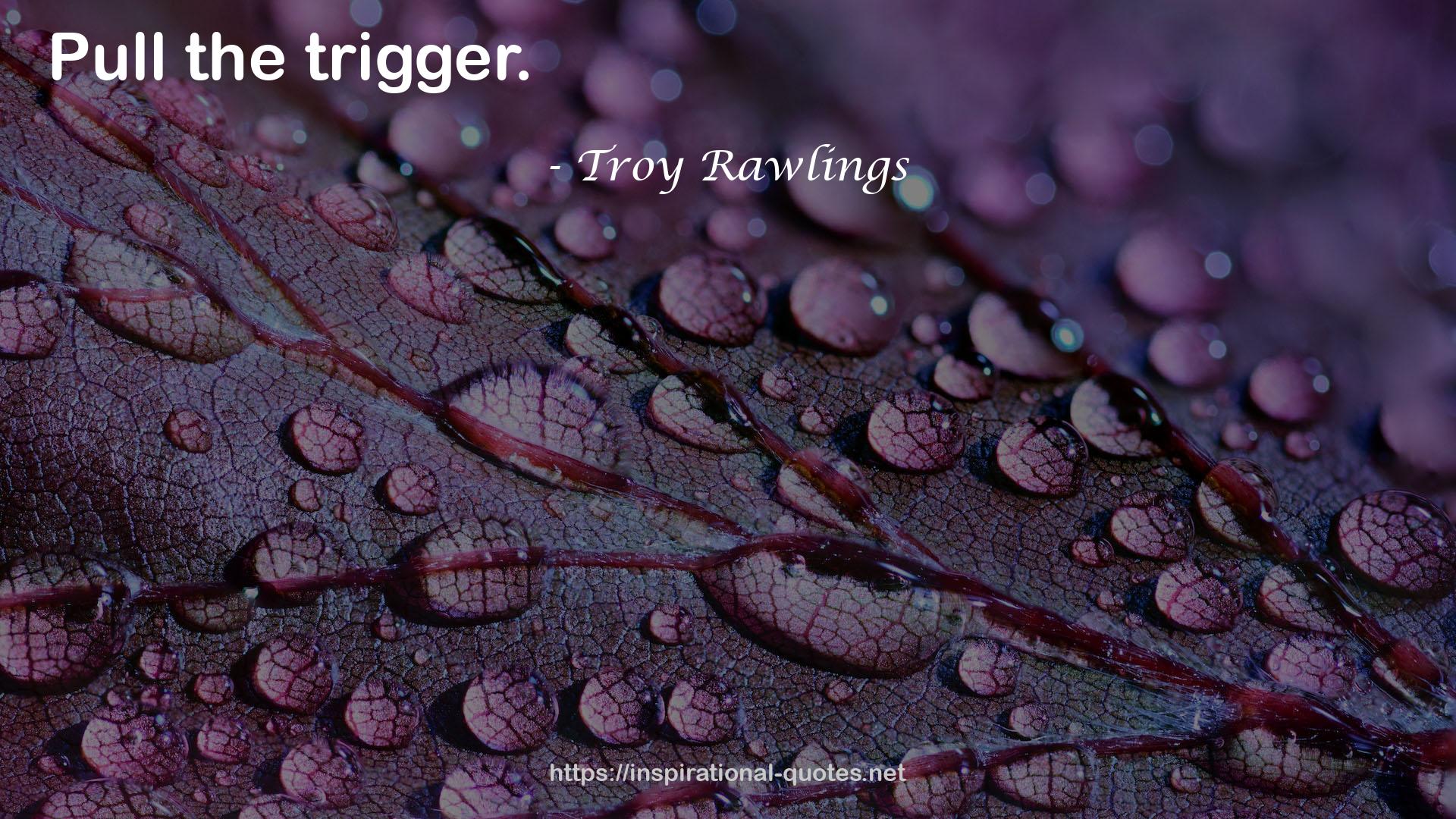 Troy Rawlings QUOTES