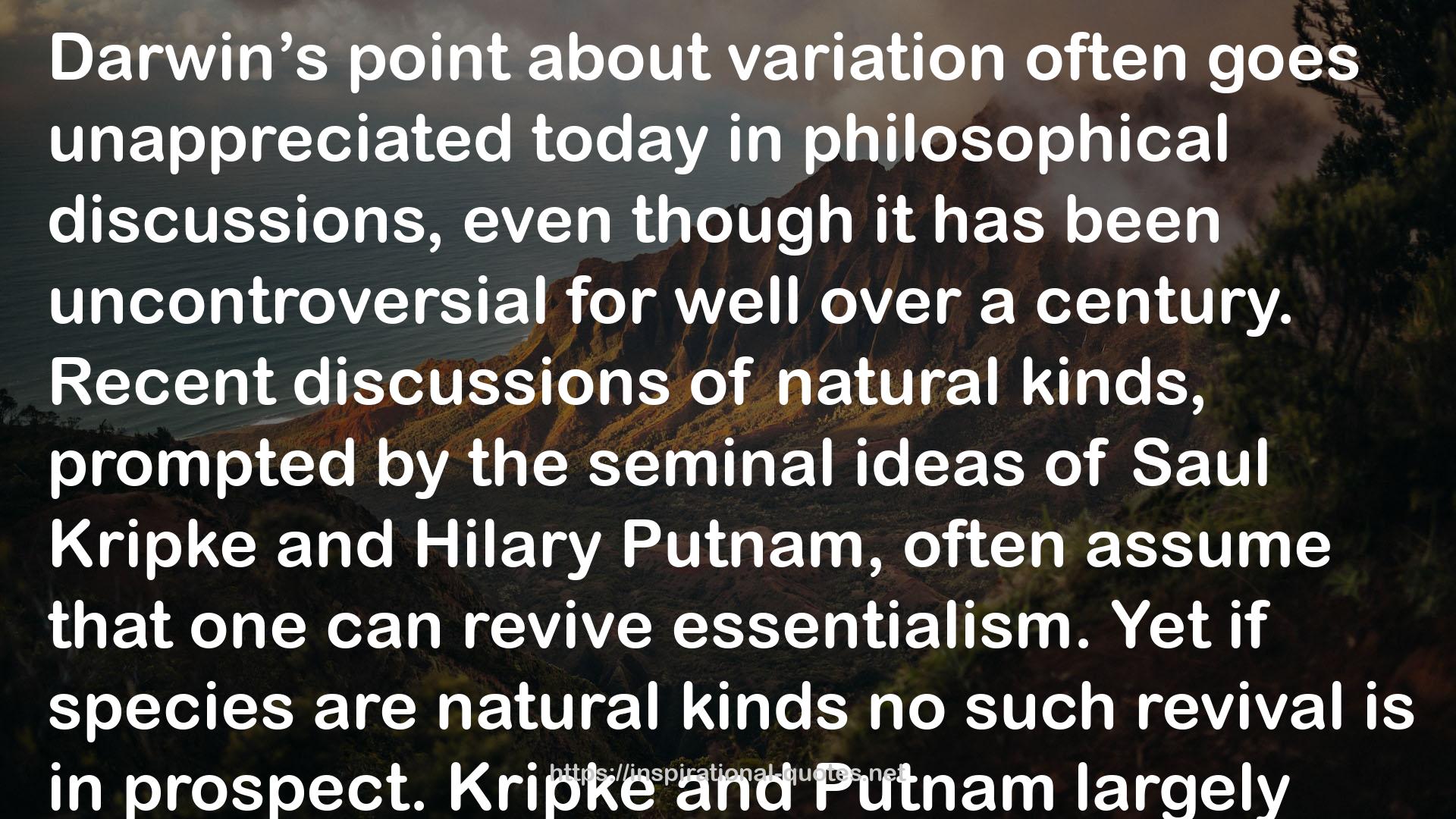 Philip Kitcher QUOTES