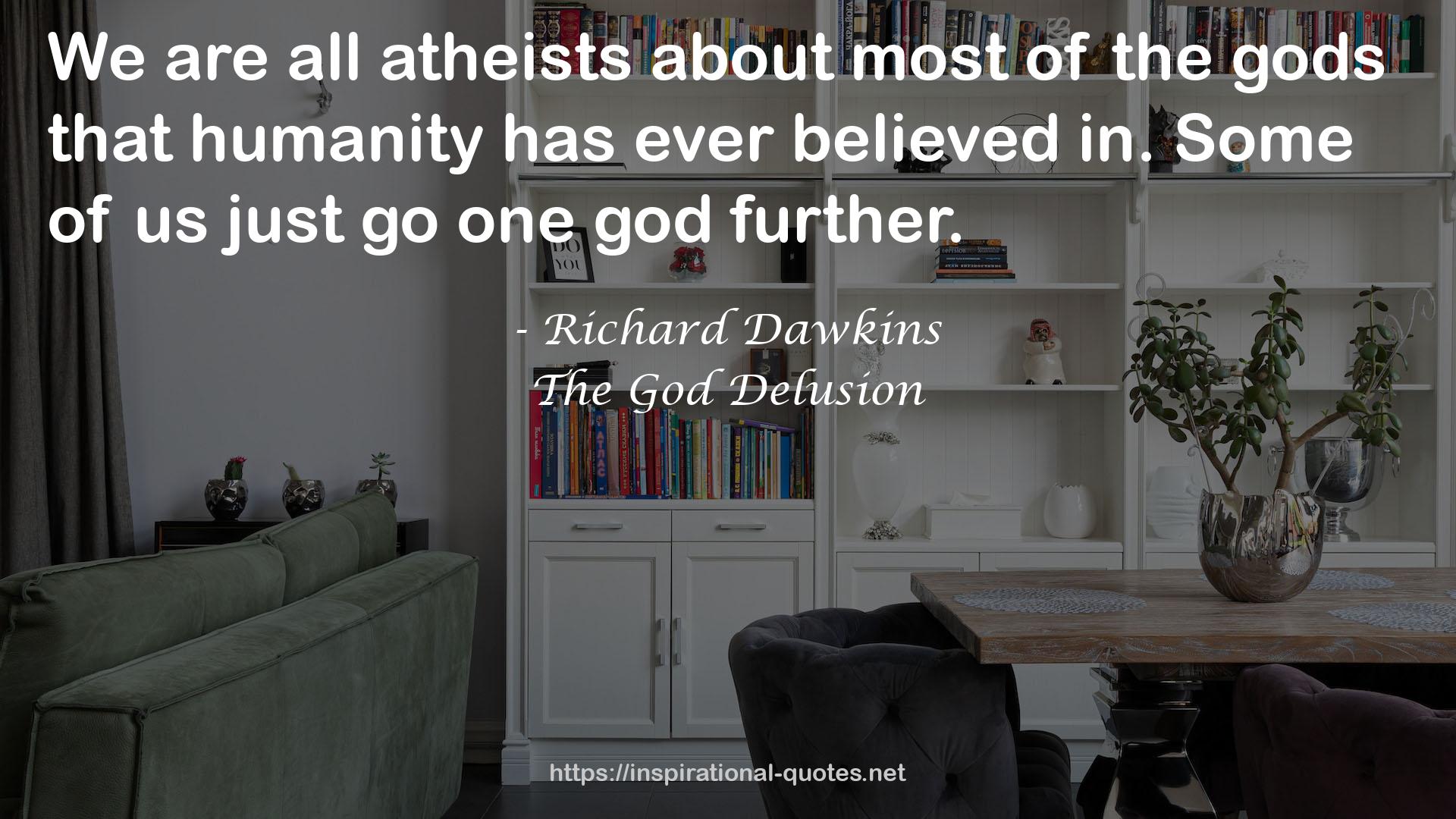 The God Delusion QUOTES