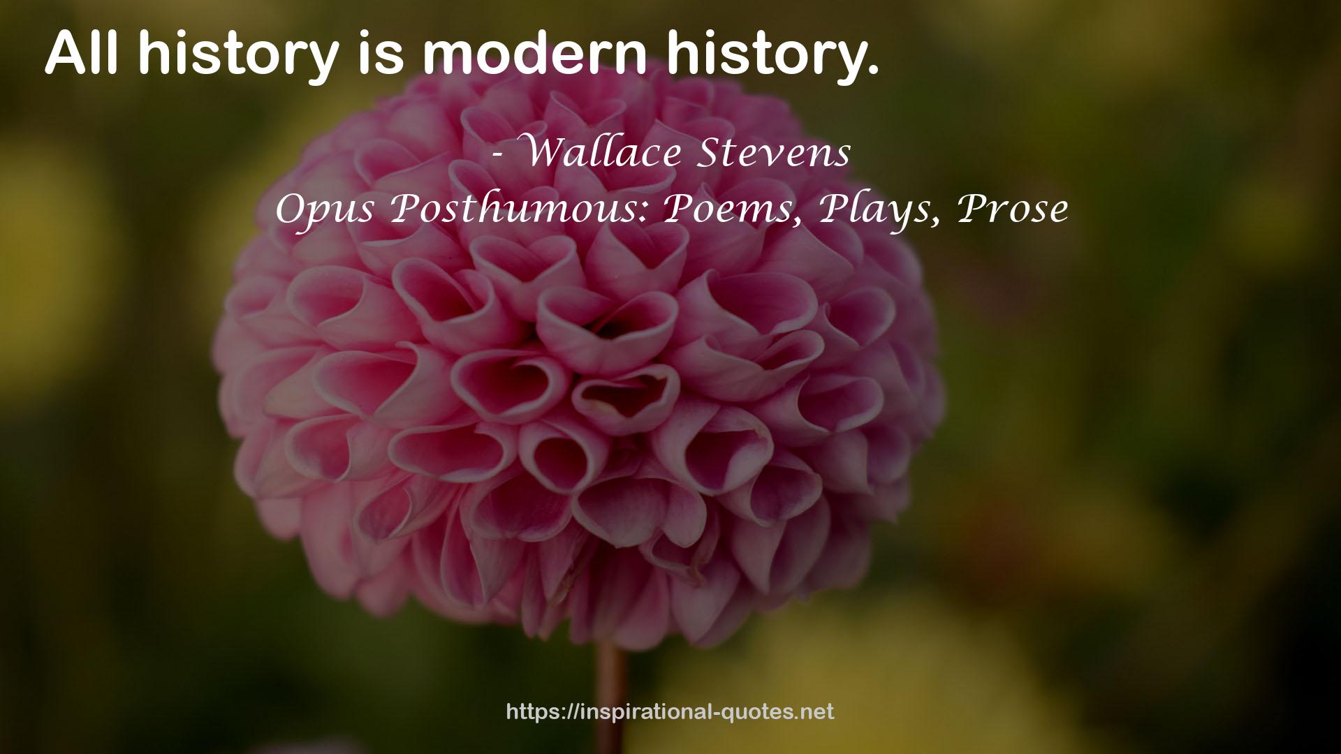 modern history  QUOTES