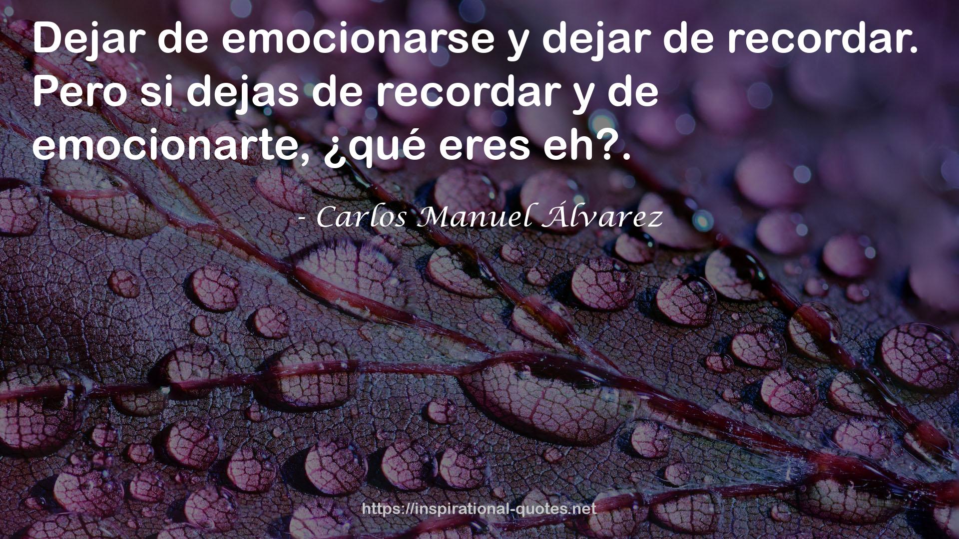 Carlos Manuel Álvarez QUOTES