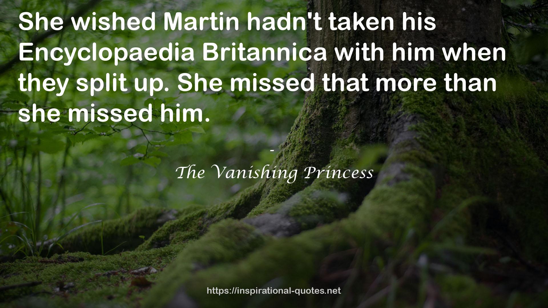 The Vanishing Princess QUOTES