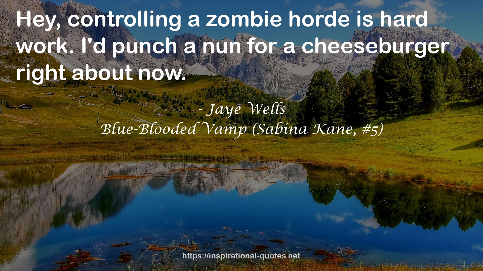 Blue-Blooded Vamp (Sabina Kane, #5) QUOTES