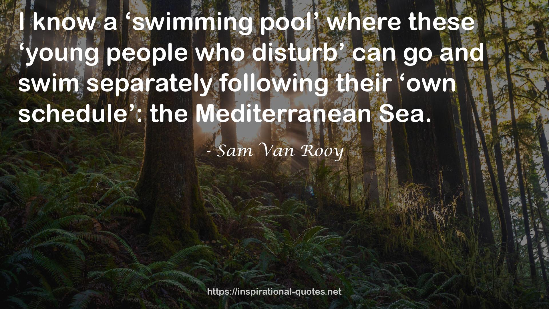 Sam Van Rooy QUOTES