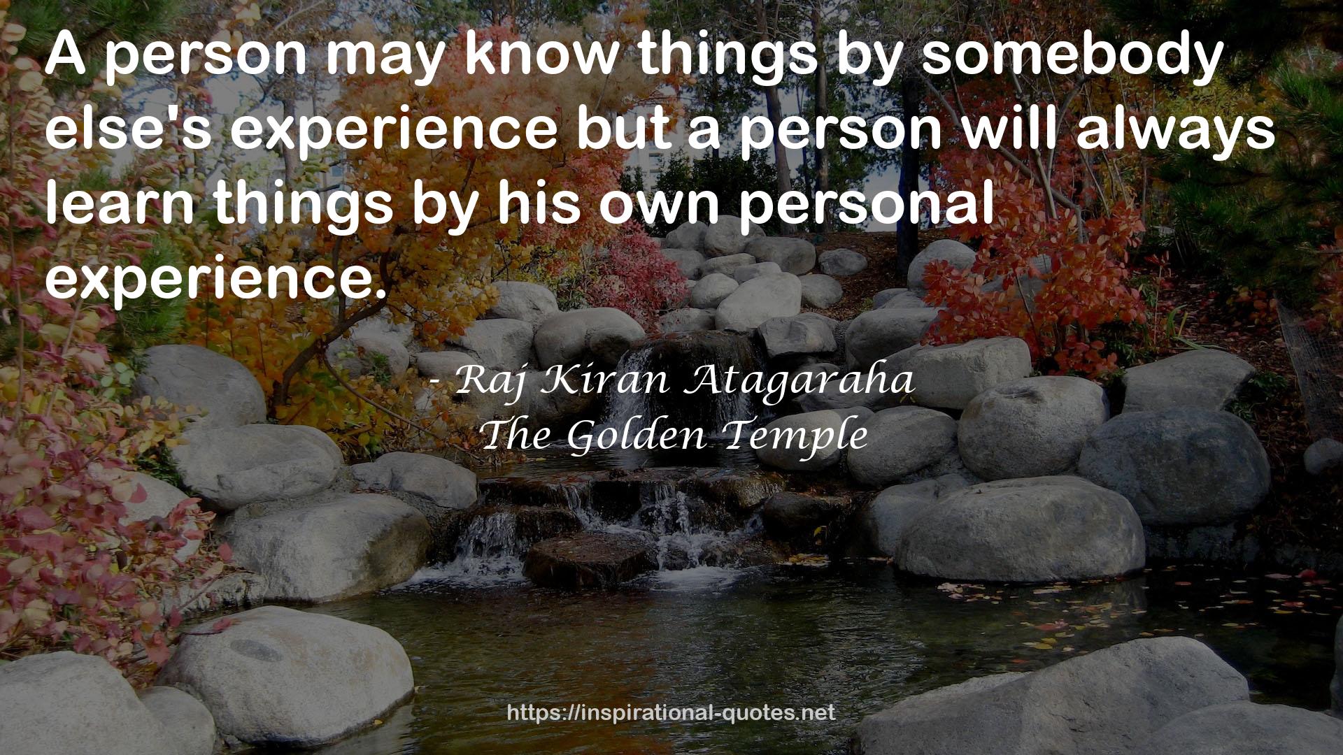 The Golden Temple QUOTES