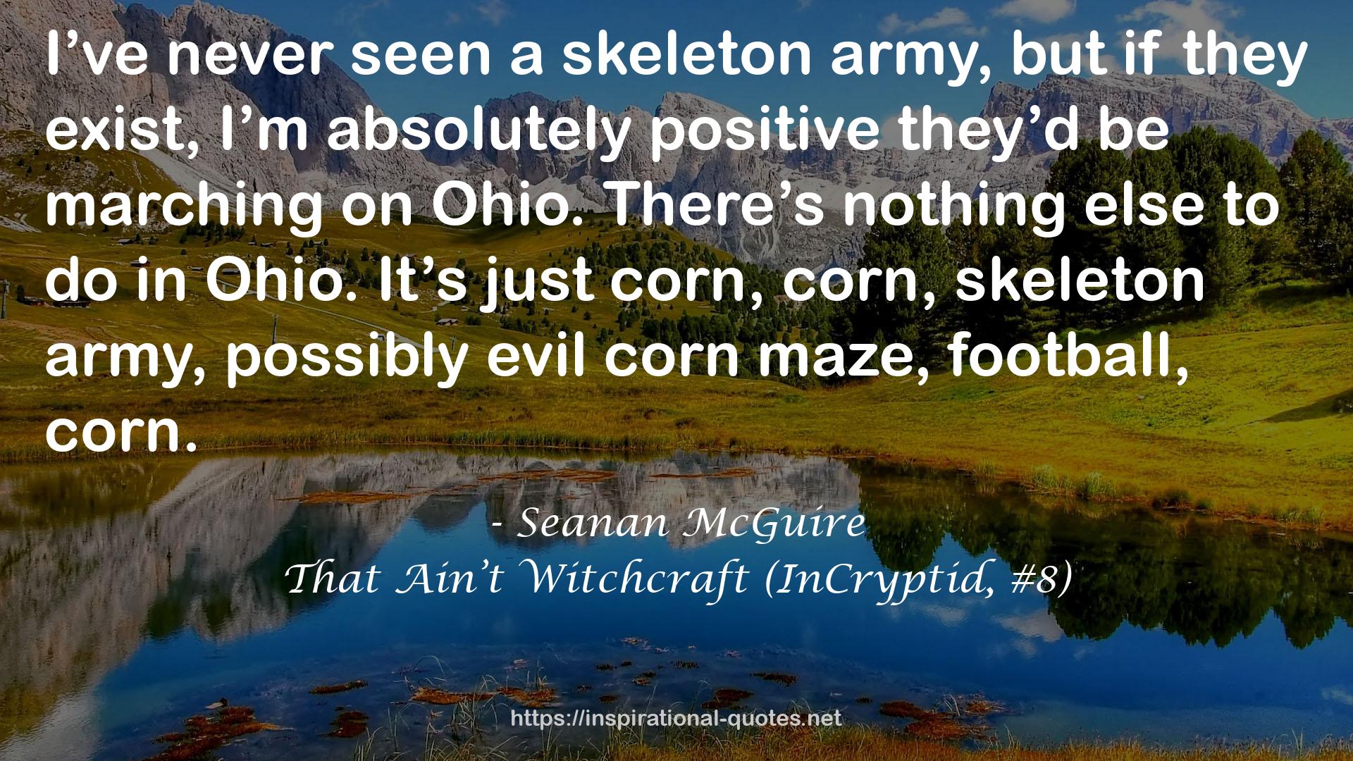 That Ain’t Witchcraft (InCryptid, #8) QUOTES