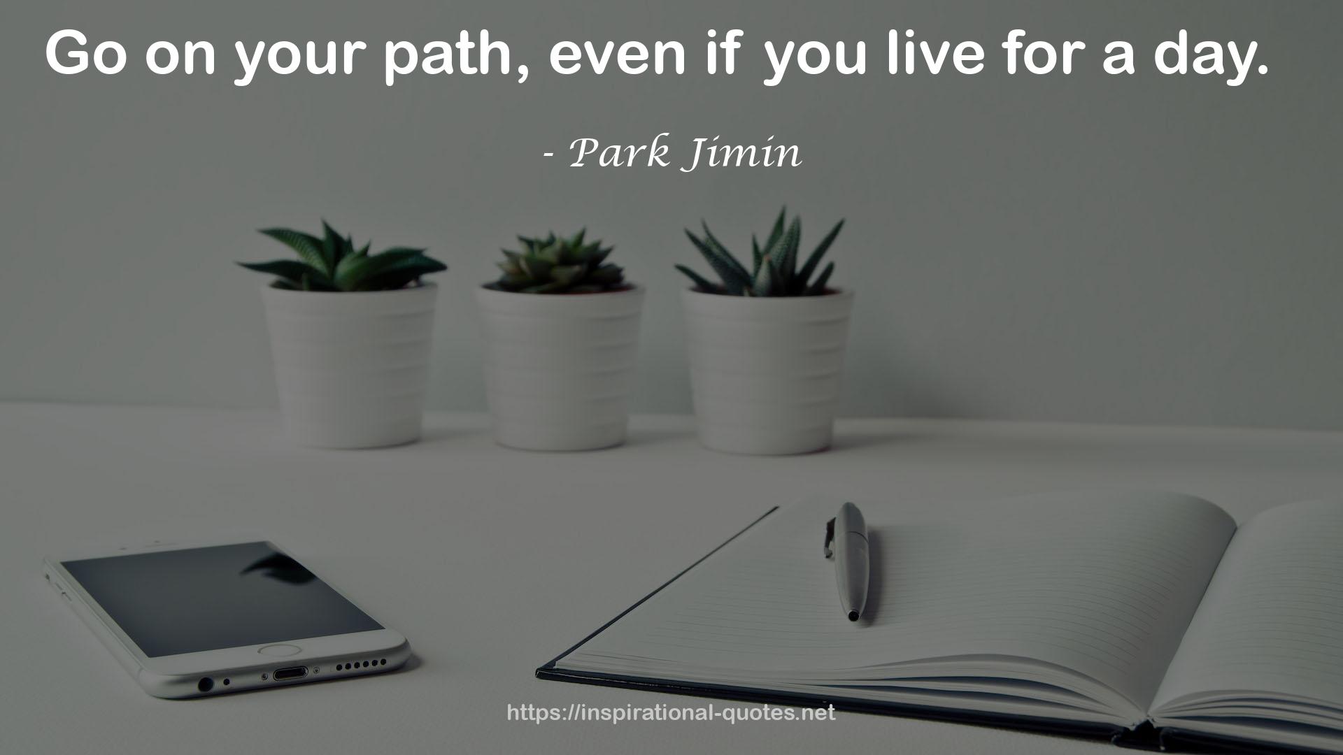 Park Jimin QUOTES