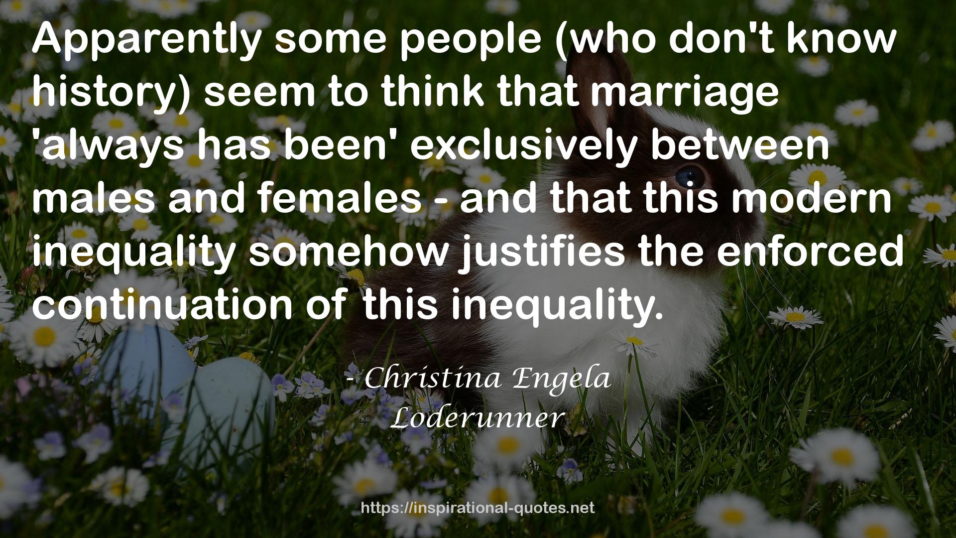 this modern inequality  QUOTES