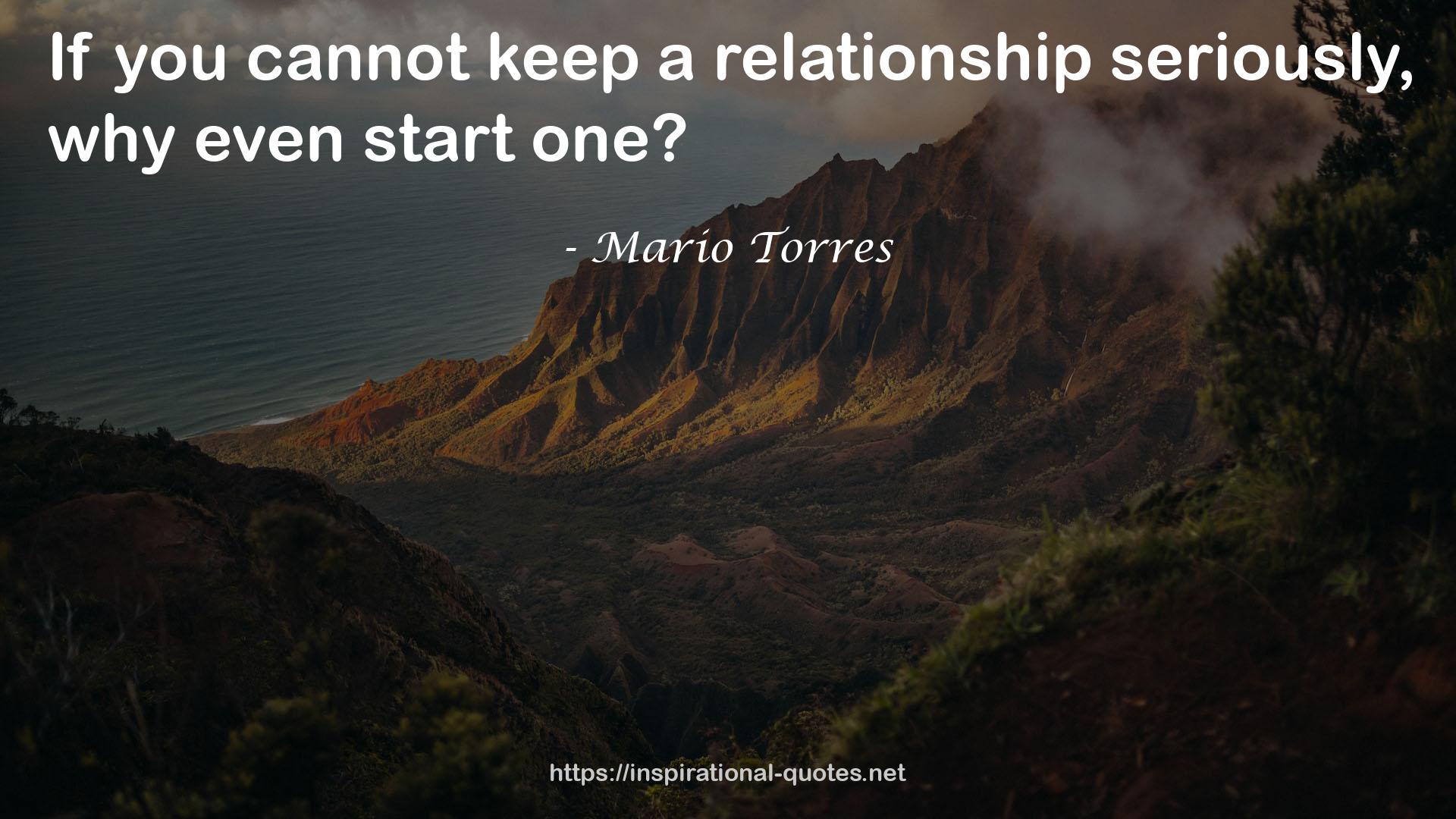 Mario Torres QUOTES