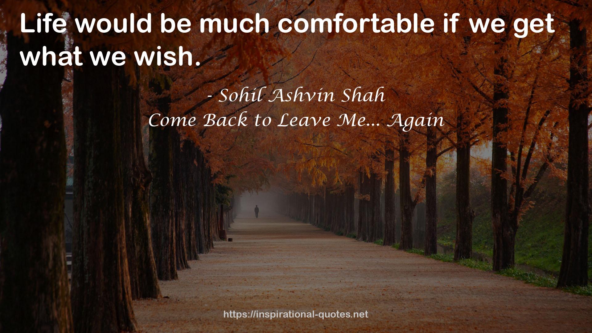 Sohil Ashvin Shah QUOTES