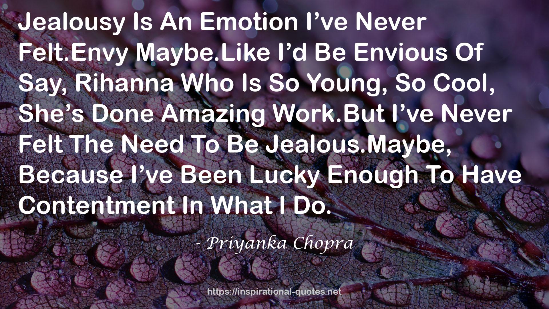 Priyanka Chopra QUOTES