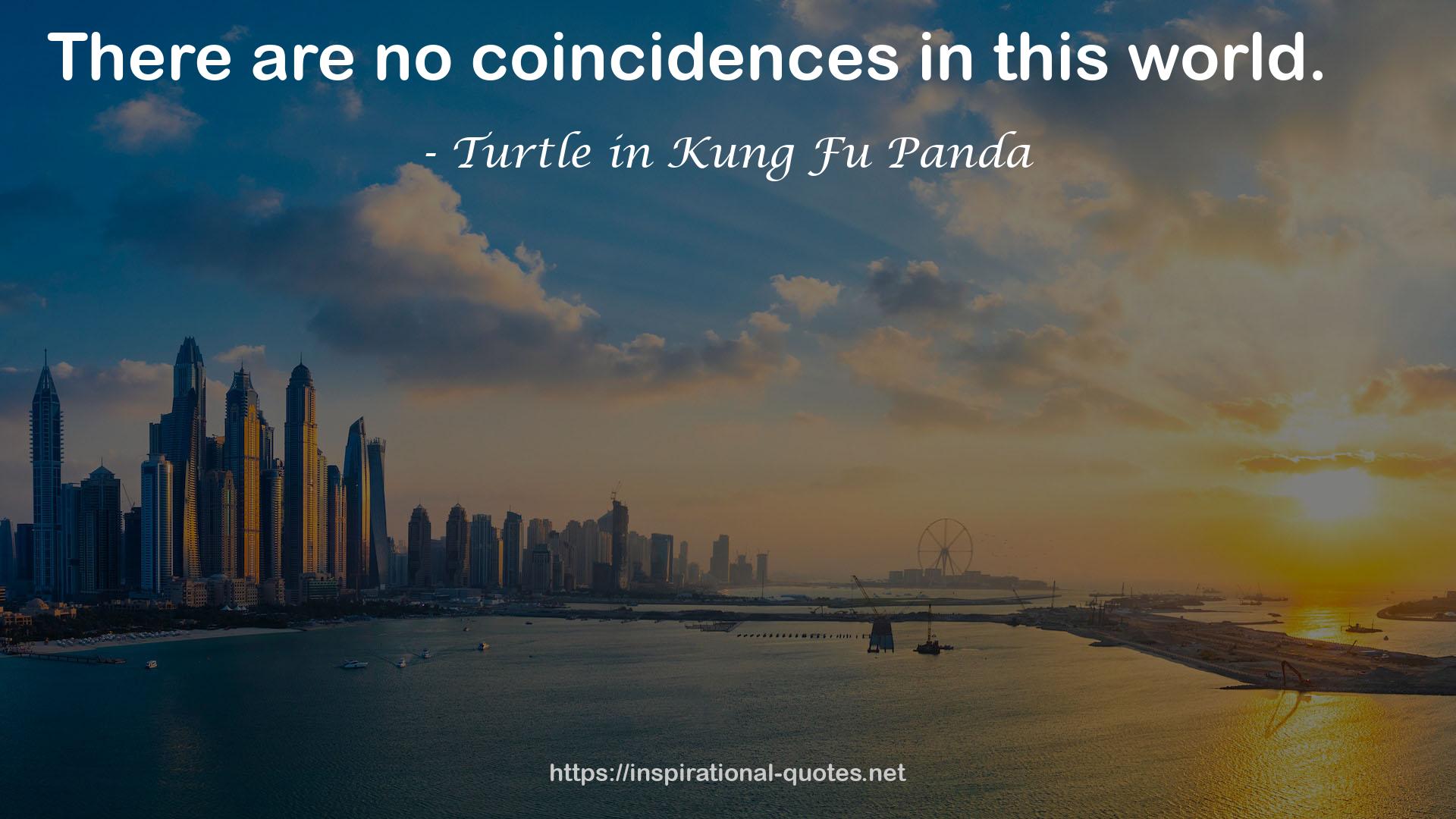 Turtle in Kung Fu Panda QUOTES