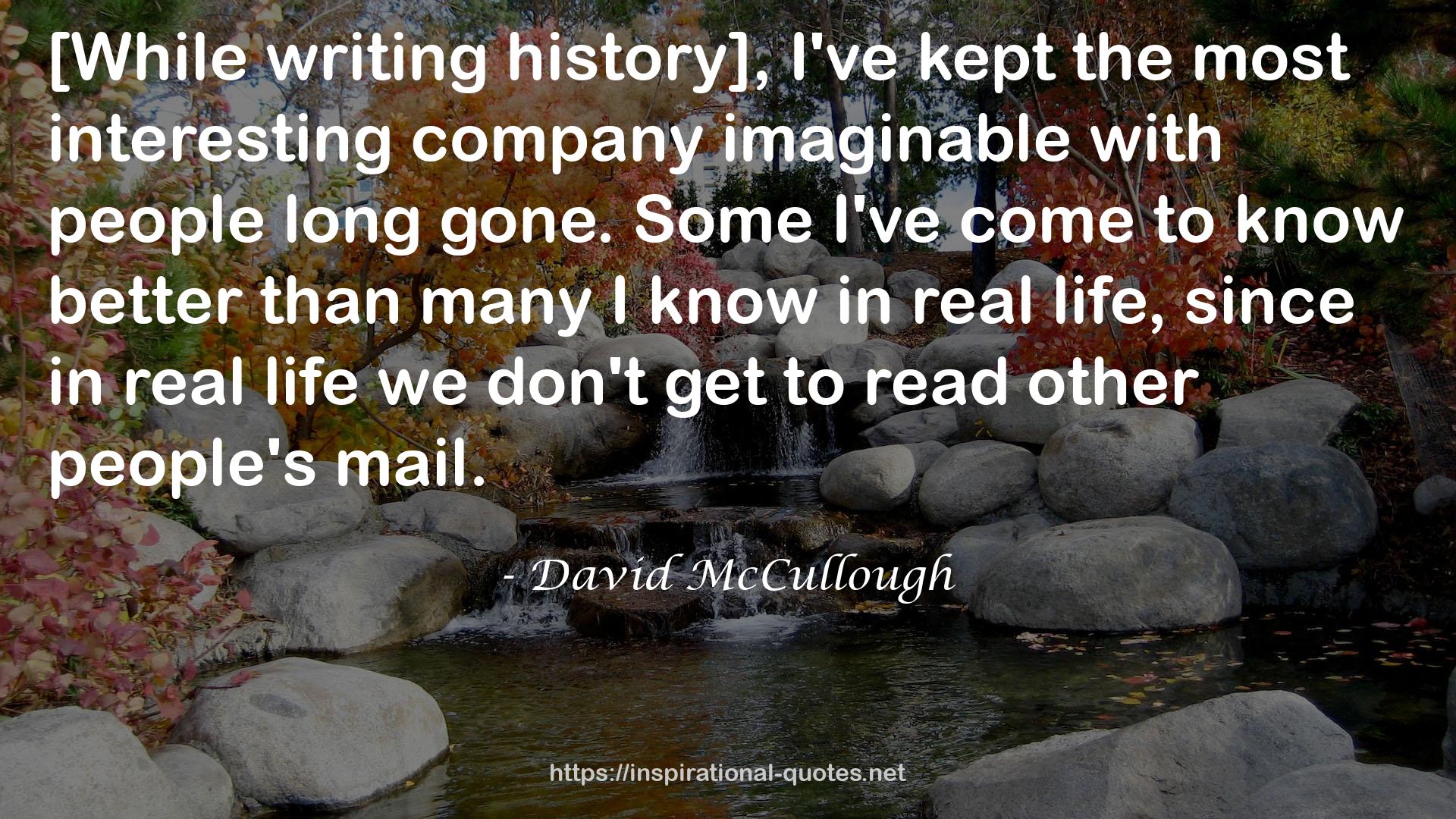 David McCullough QUOTES