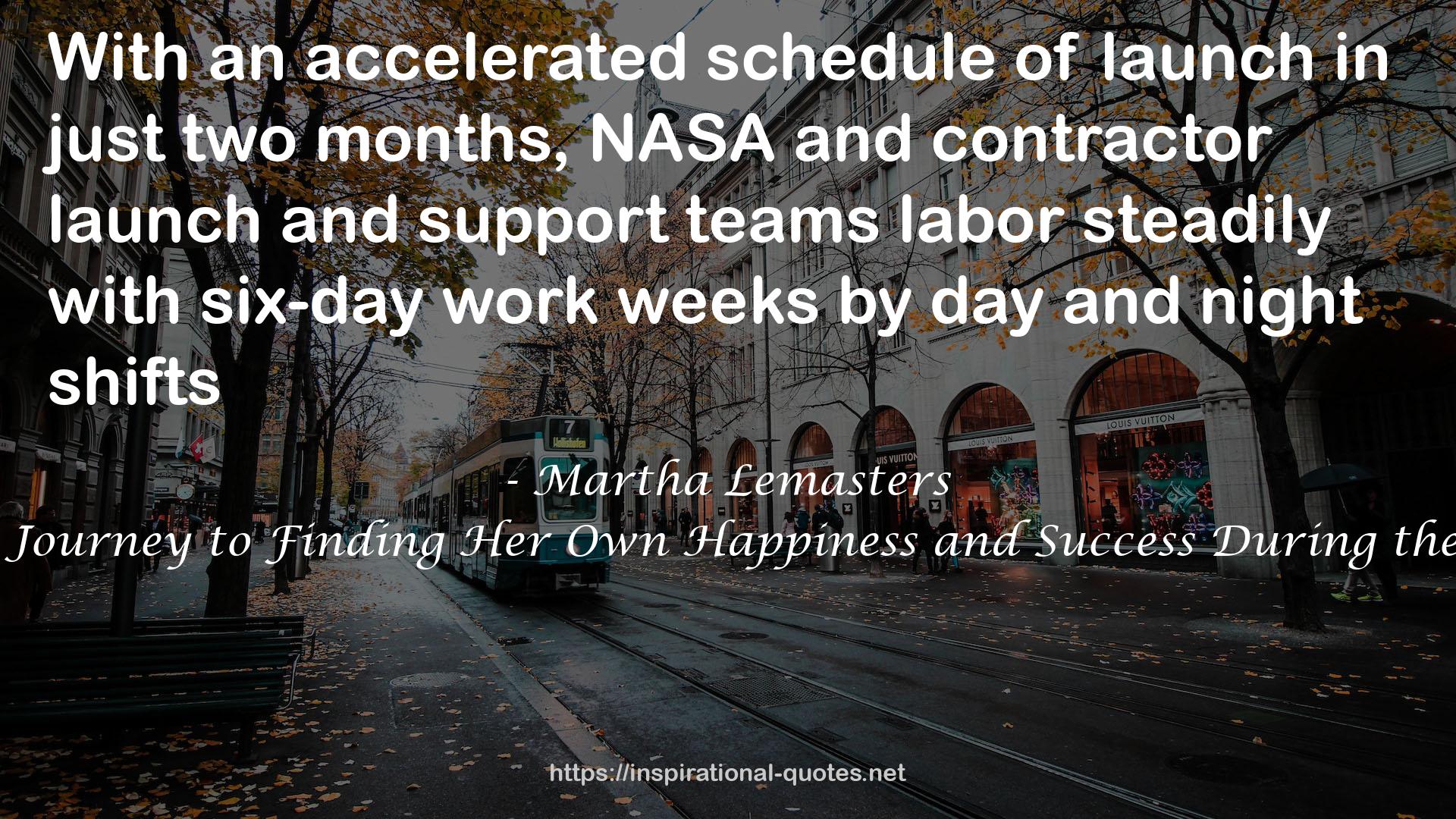 an accelerated schedule  QUOTES