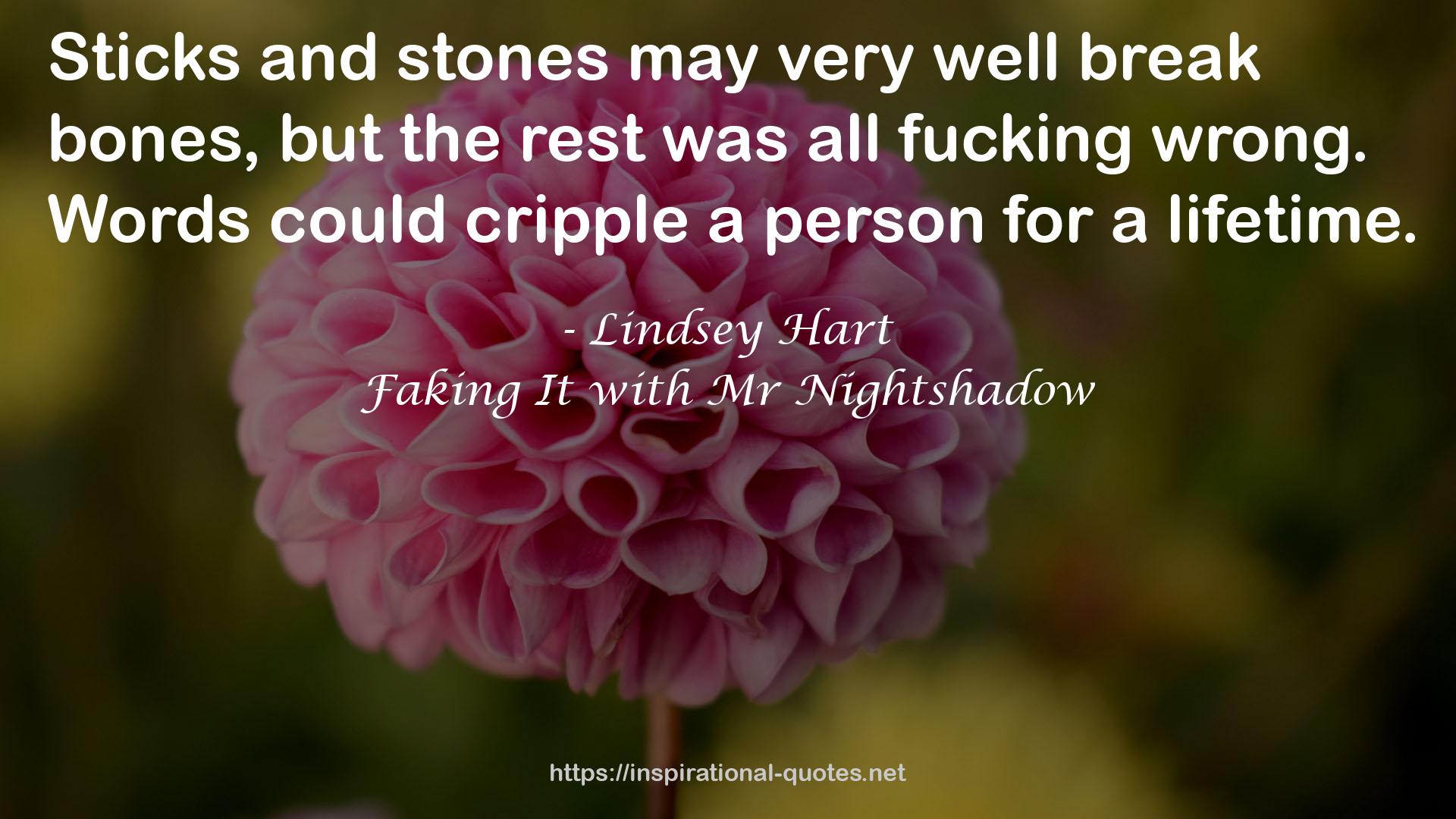 Faking It with Mr Nightshadow QUOTES