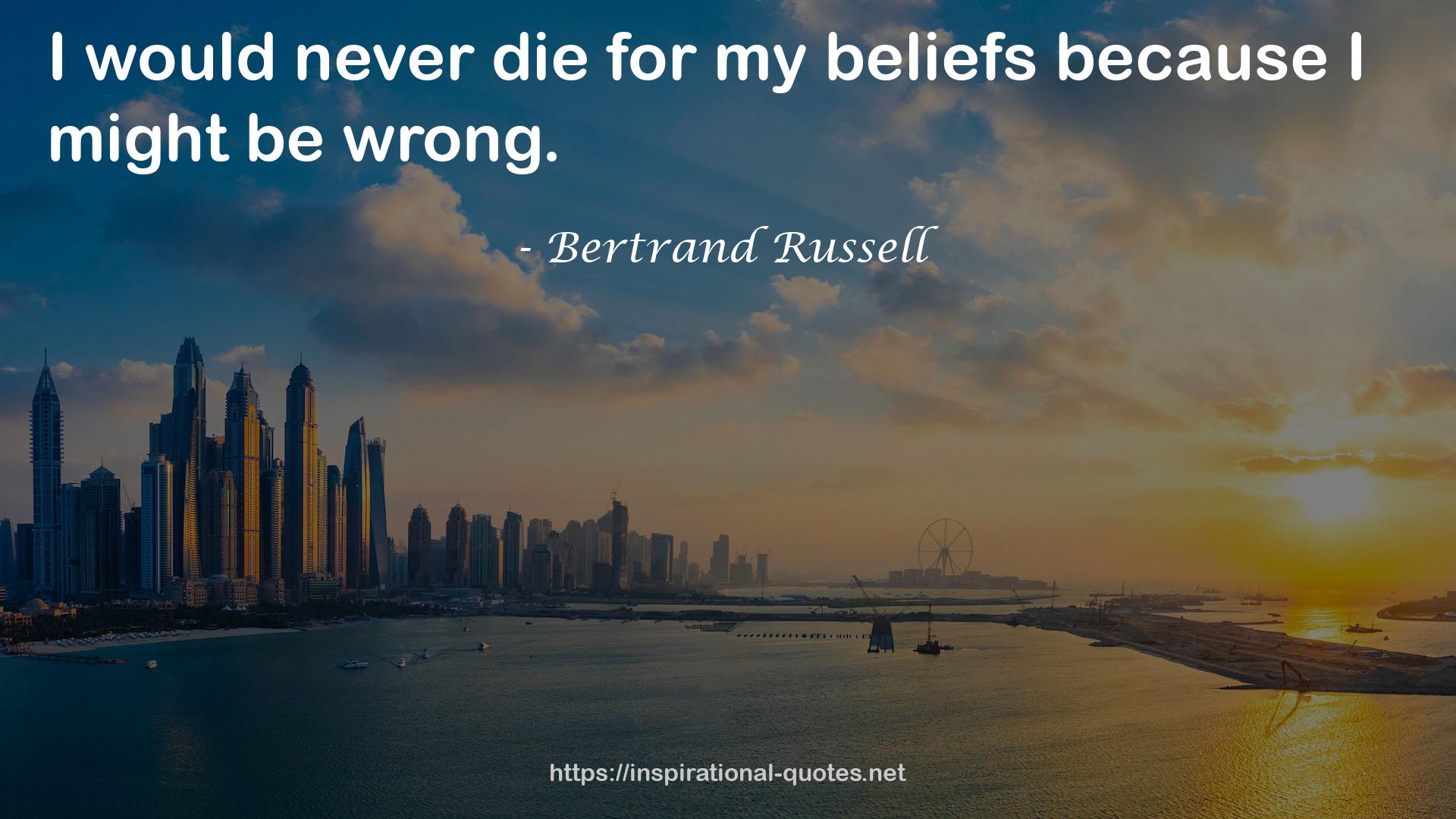 my beliefs  QUOTES