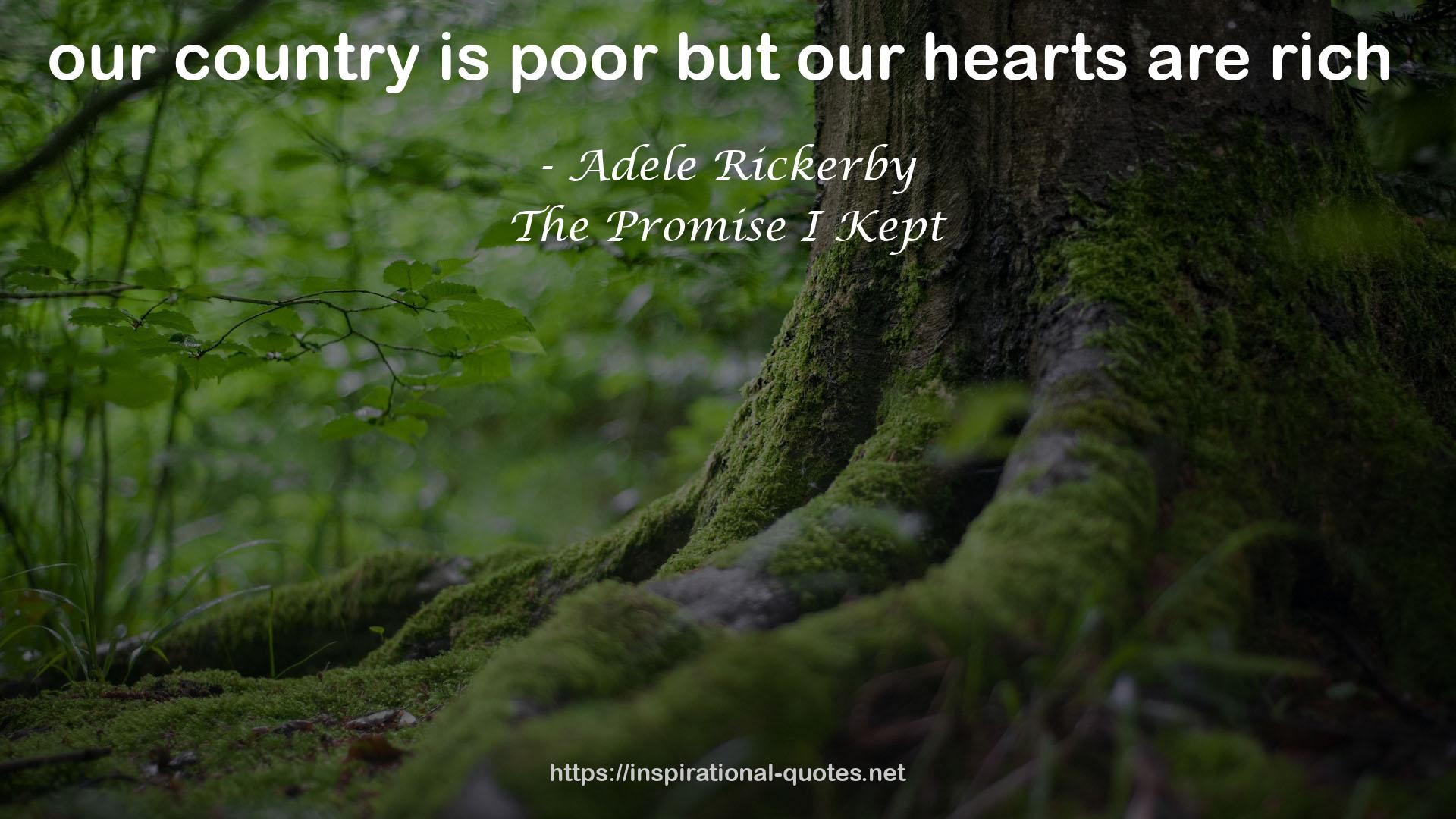Adele Rickerby QUOTES