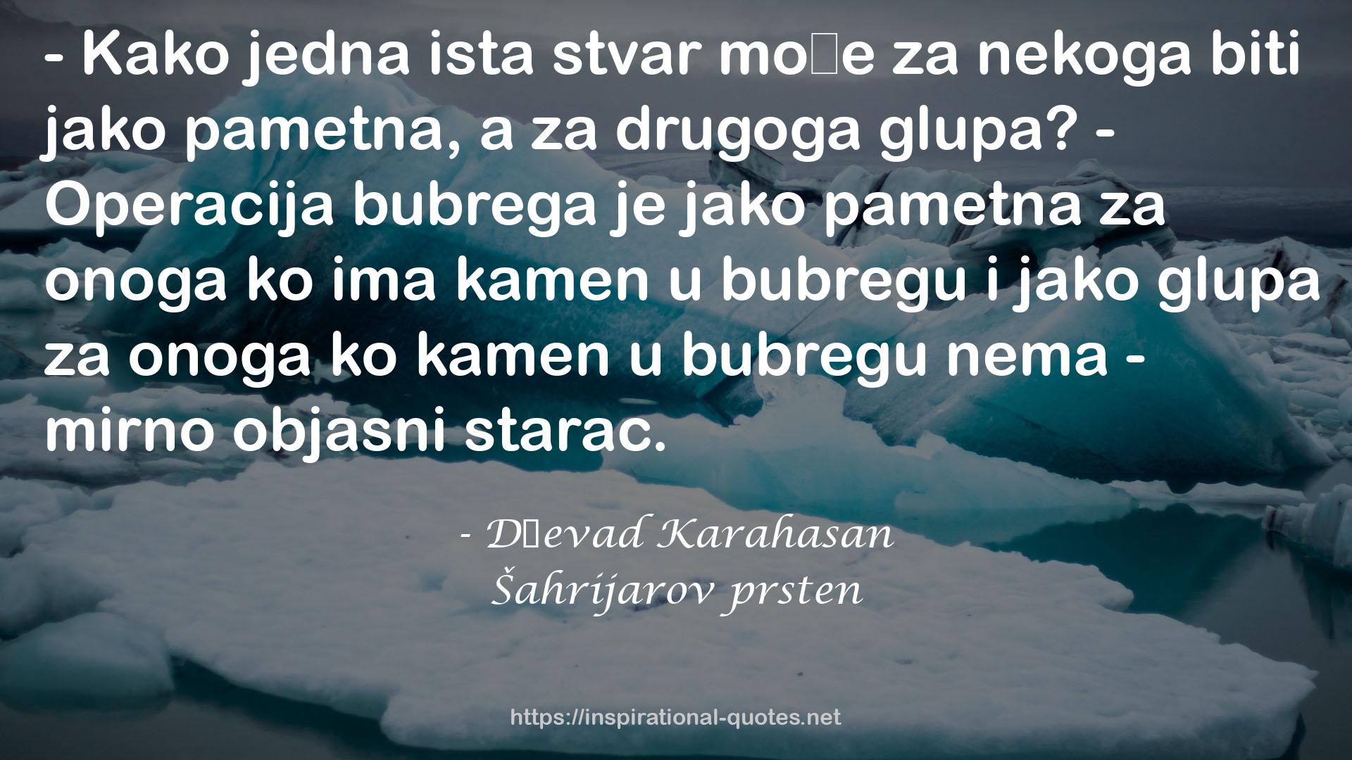 Šahrijarov prsten QUOTES