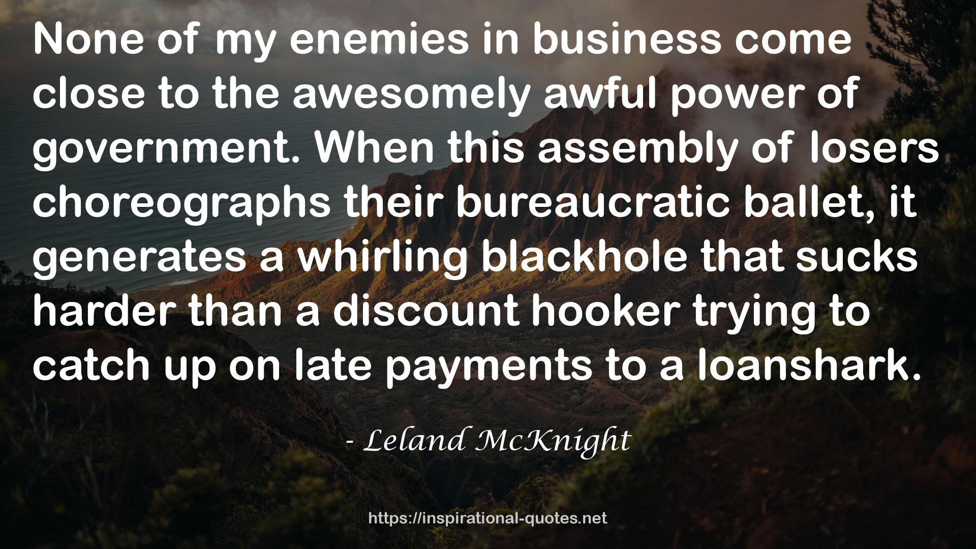 Leland McKnight QUOTES