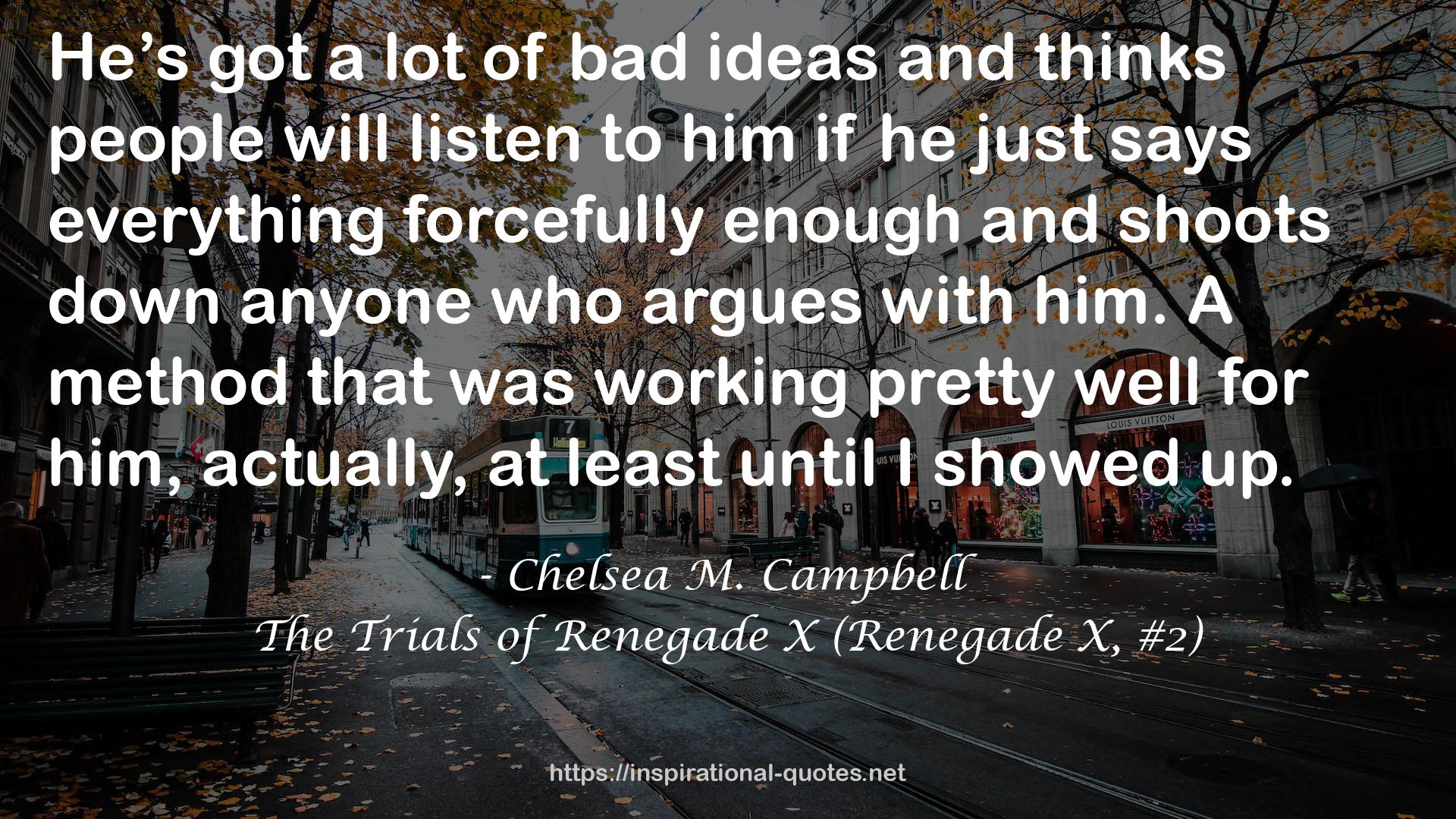 The Trials of Renegade X (Renegade X, #2) QUOTES