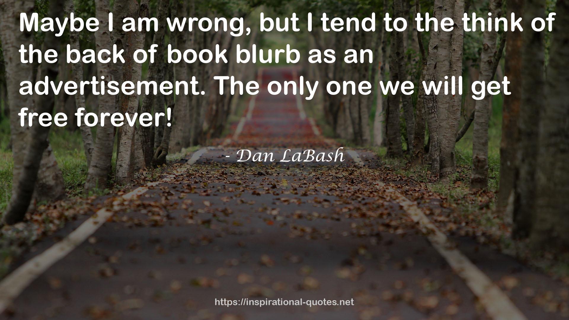 Dan LaBash QUOTES