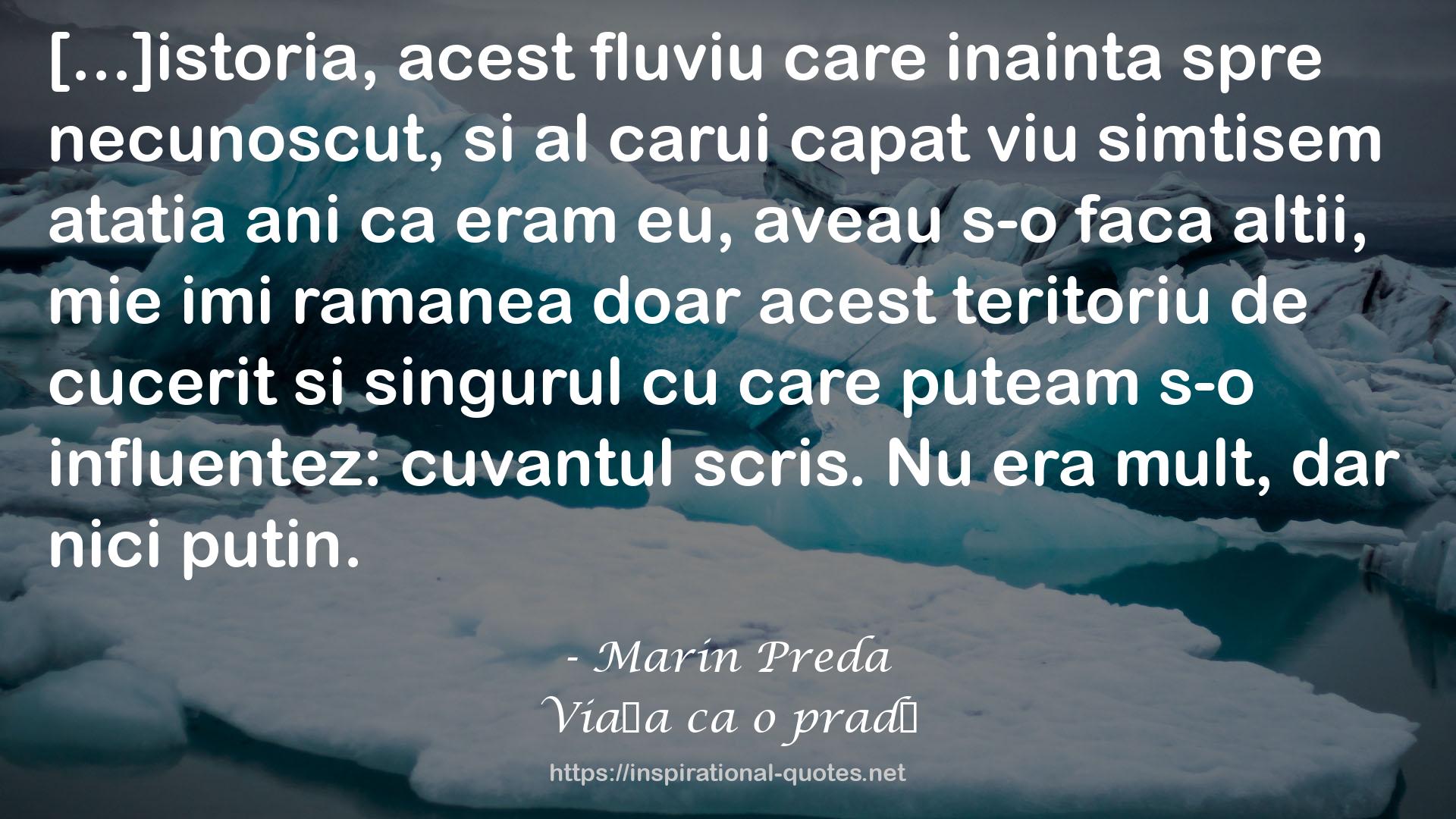 Viața ca o pradă QUOTES