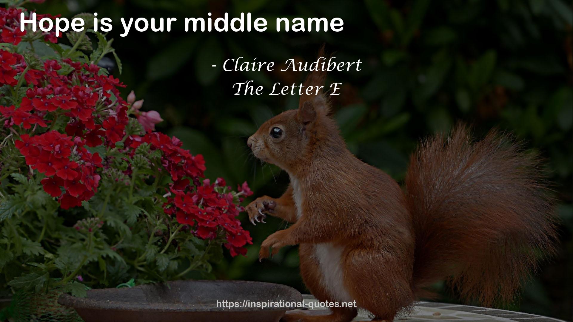 Claire Audibert QUOTES