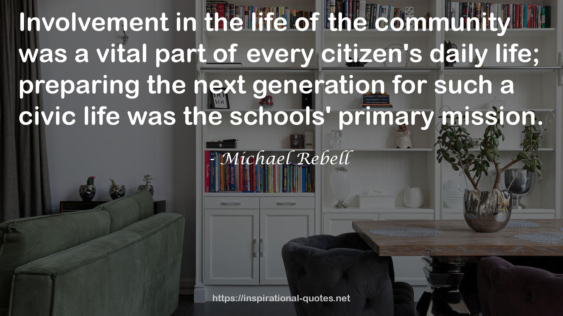 Michael Rebell QUOTES