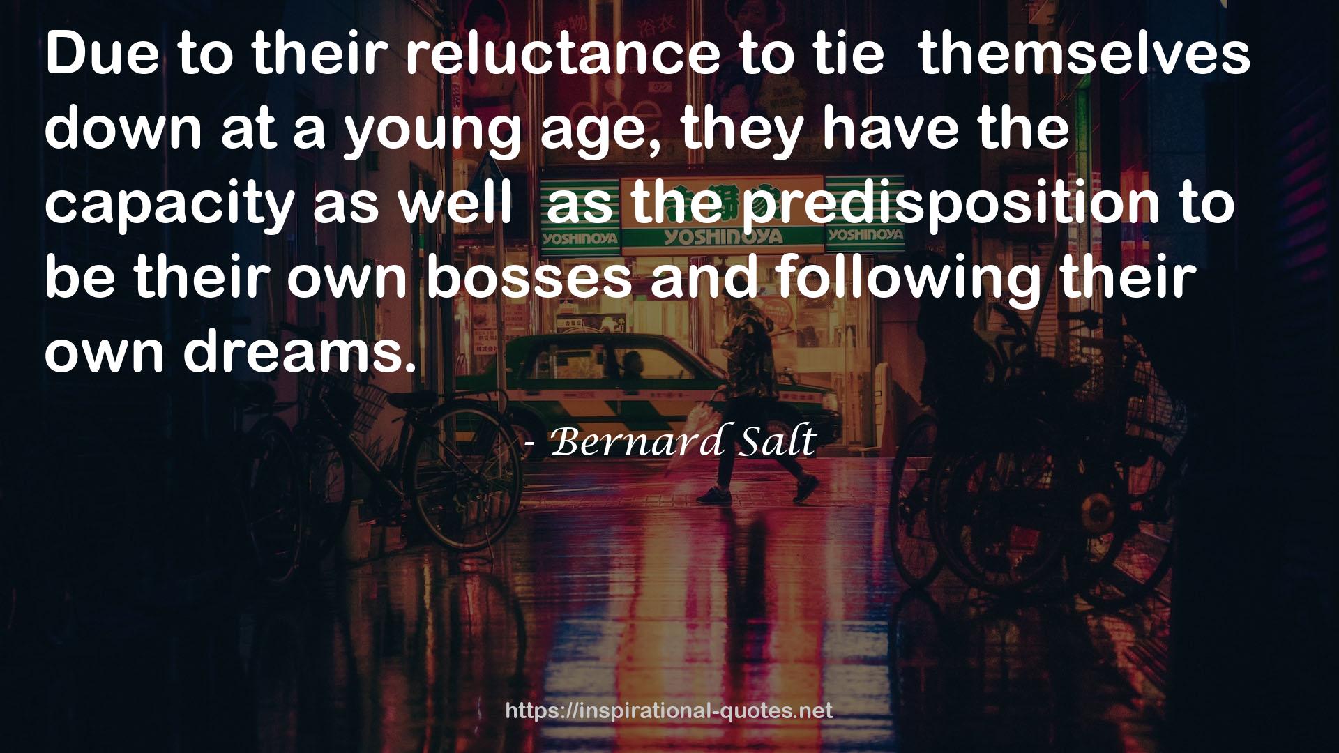 Bernard Salt QUOTES