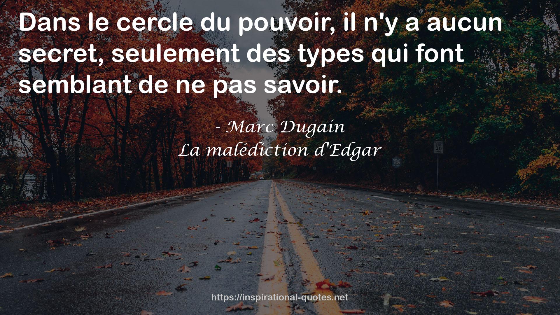 La malédiction d'Edgar QUOTES