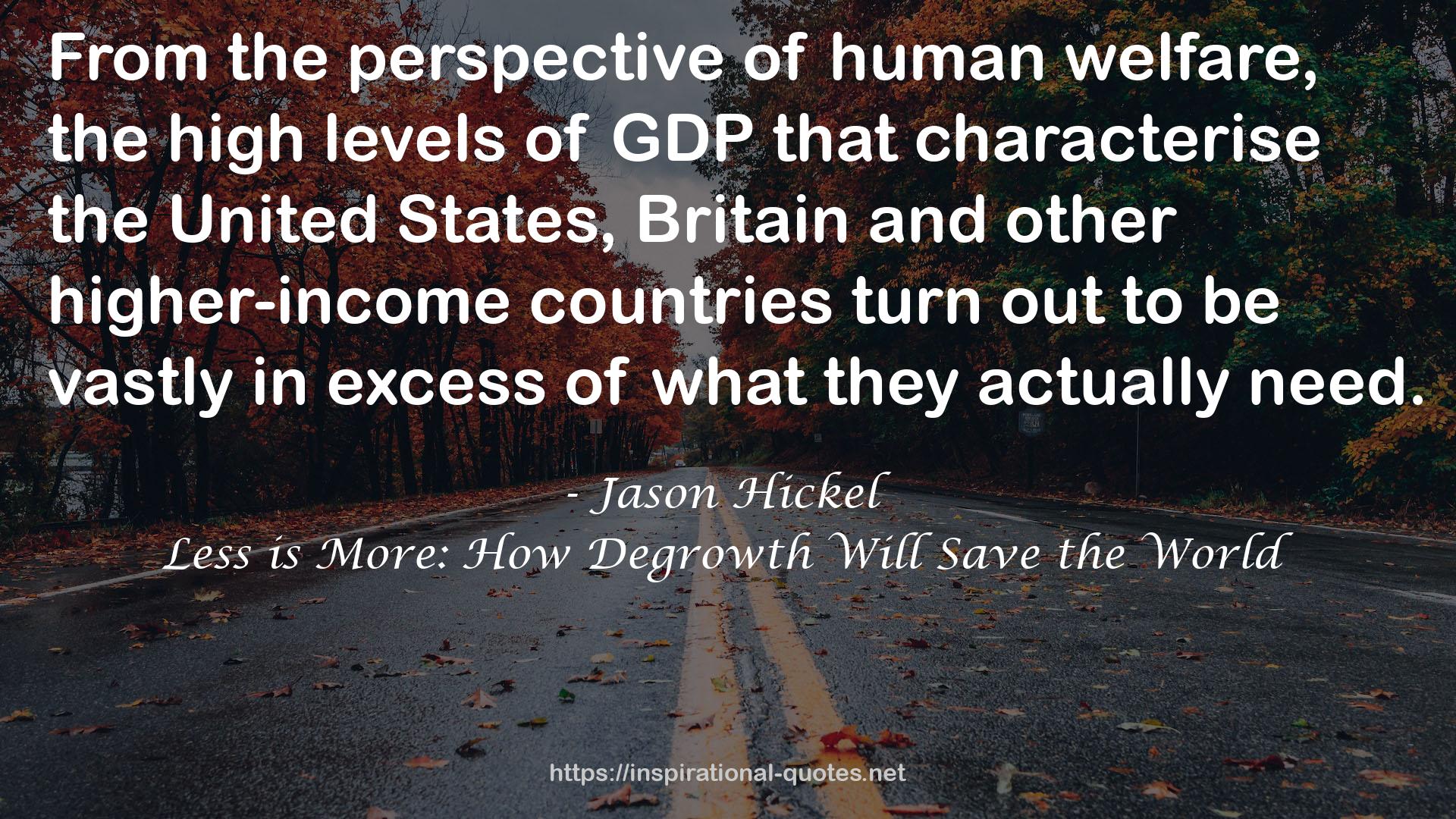 Jason Hickel QUOTES