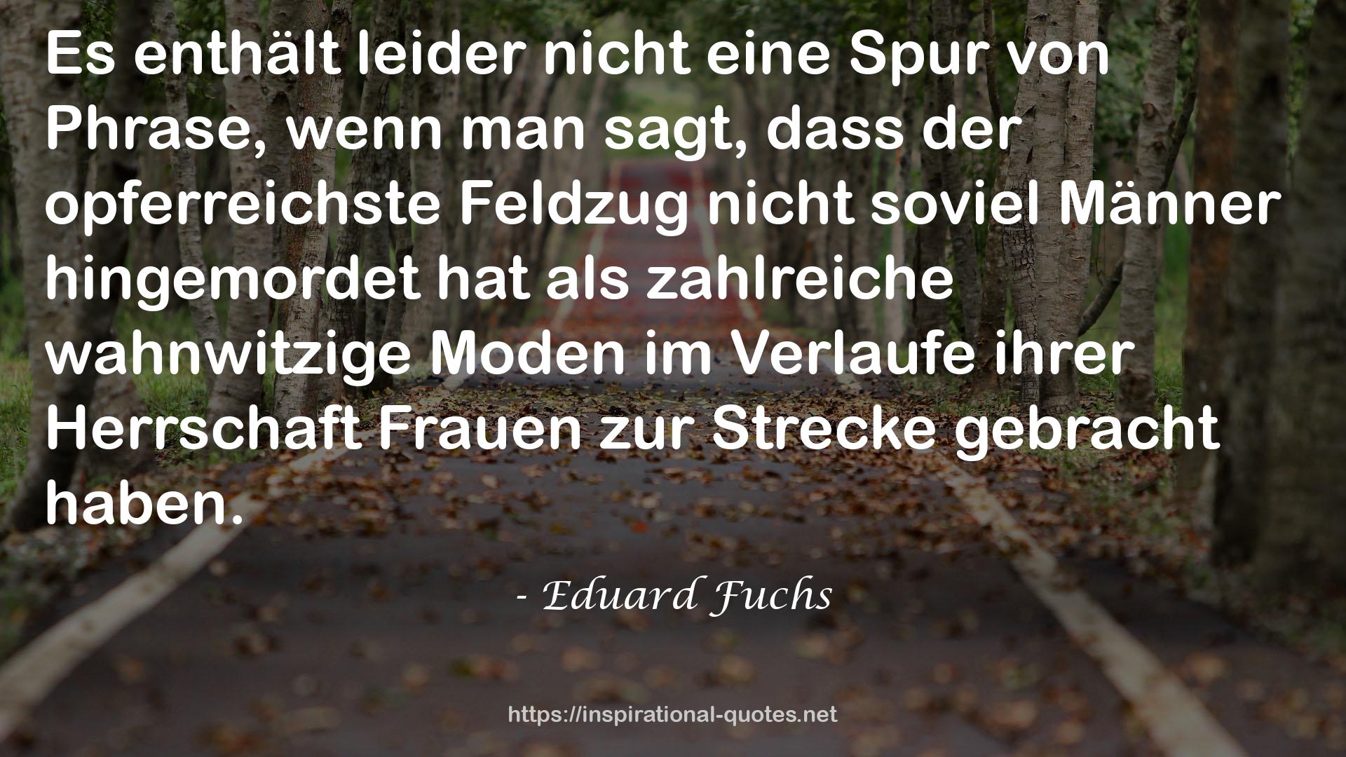 Eduard Fuchs QUOTES