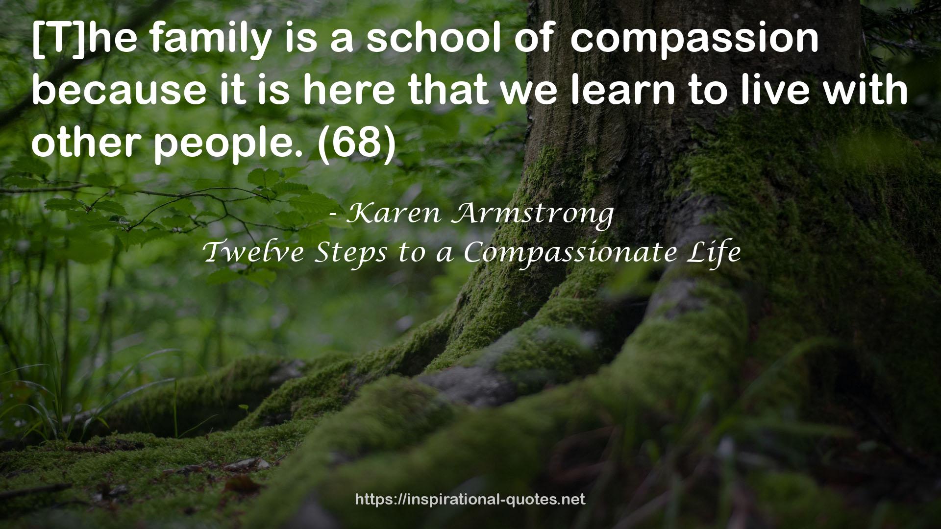 Twelve Steps to a Compassionate Life QUOTES