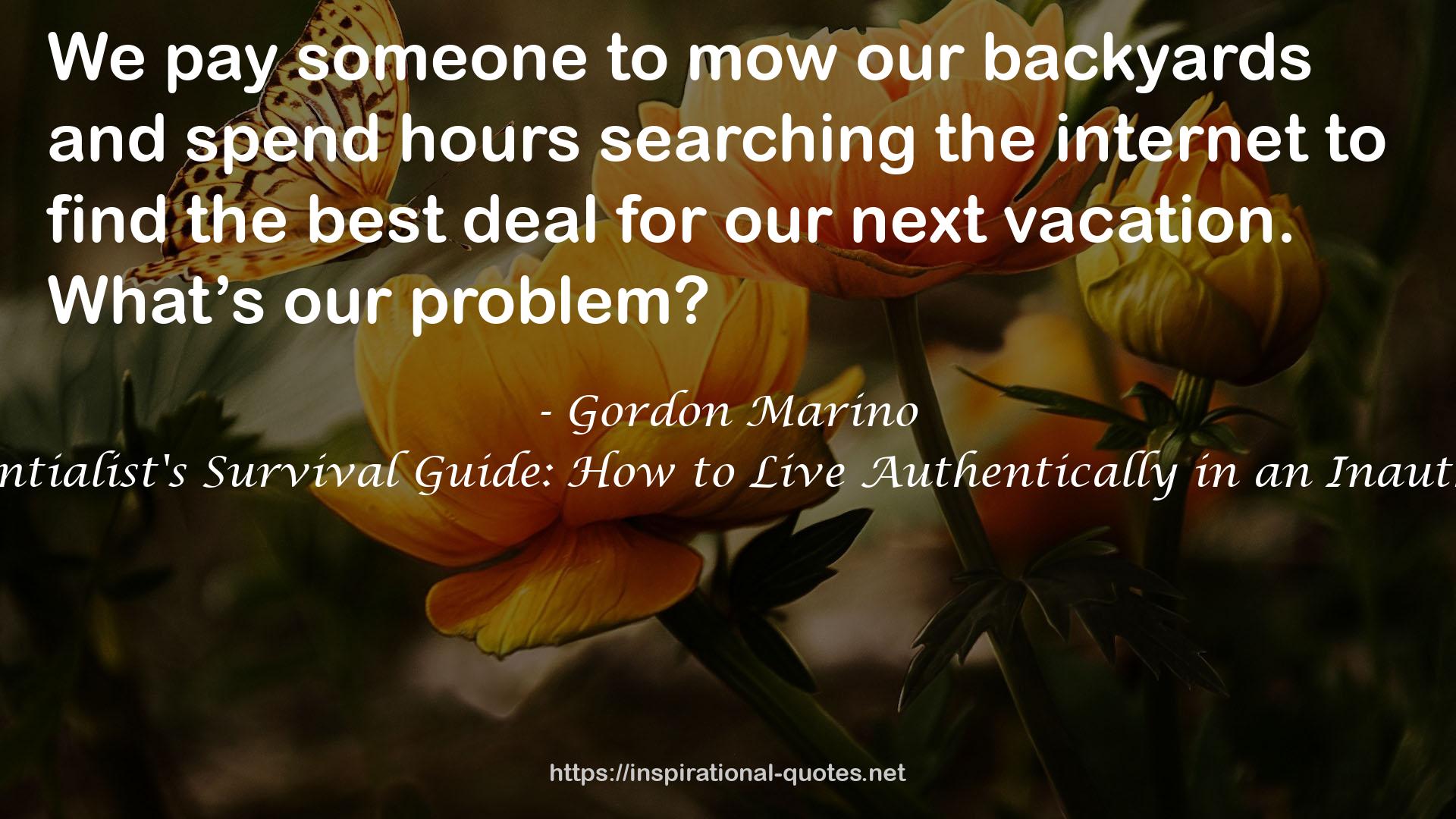 Gordon Marino QUOTES