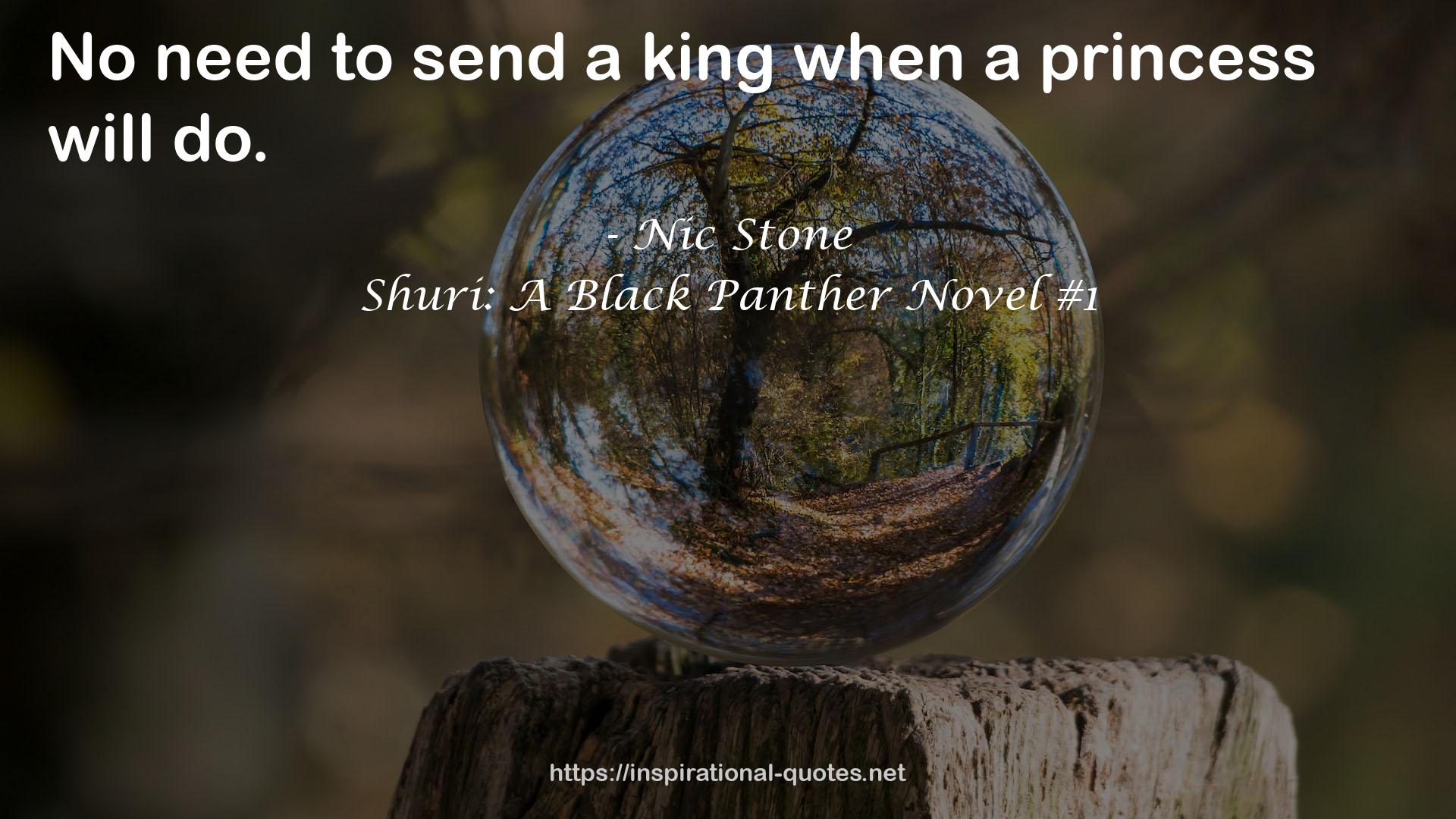 Shuri: A Black Panther Novel #1 QUOTES