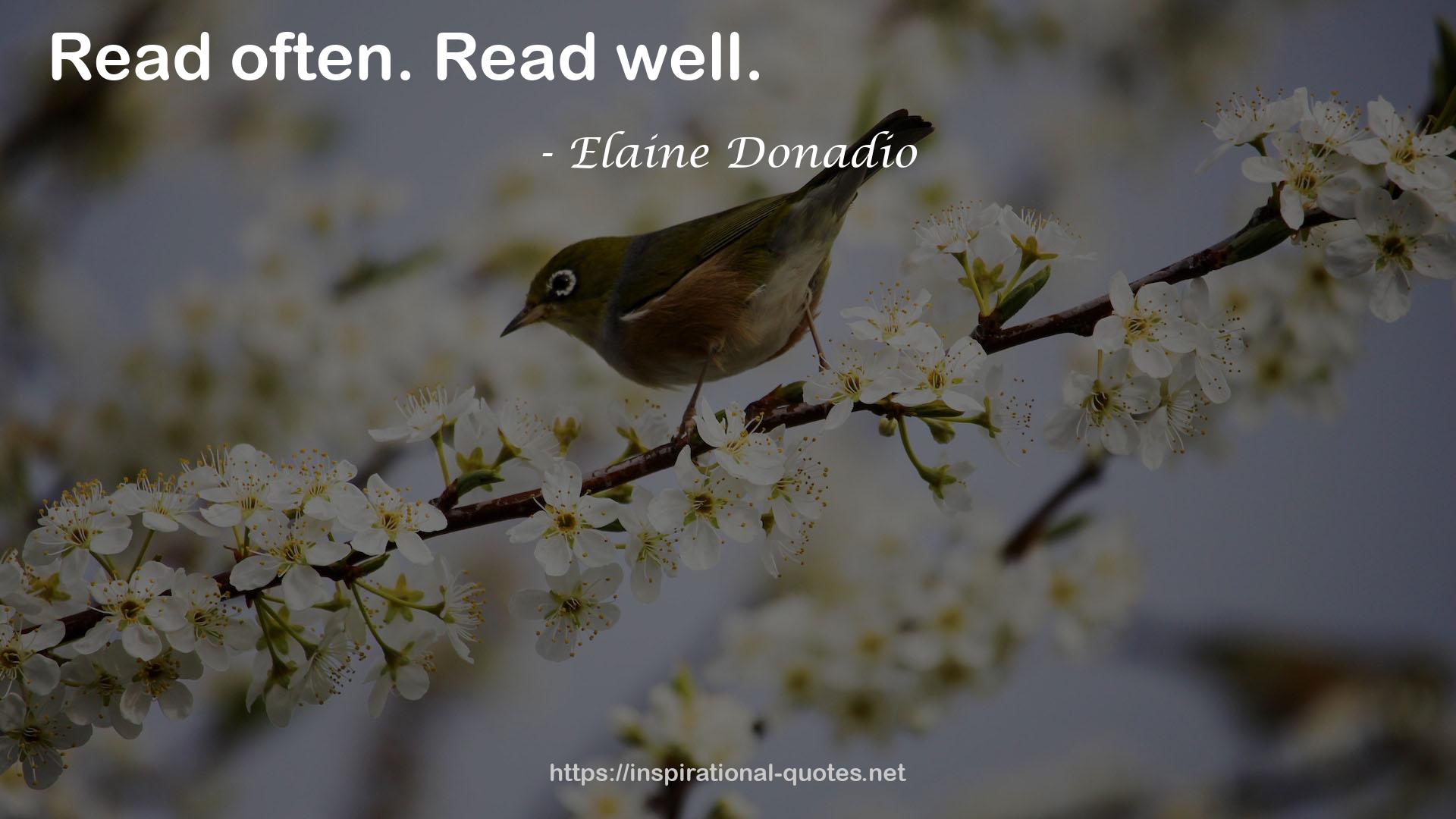 Elaine Donadio QUOTES