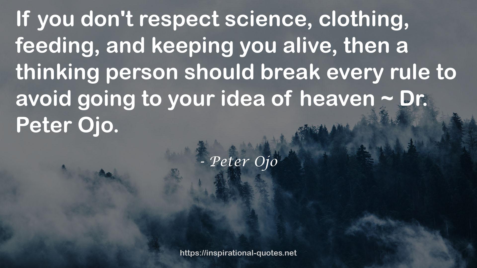 Peter Ojo QUOTES