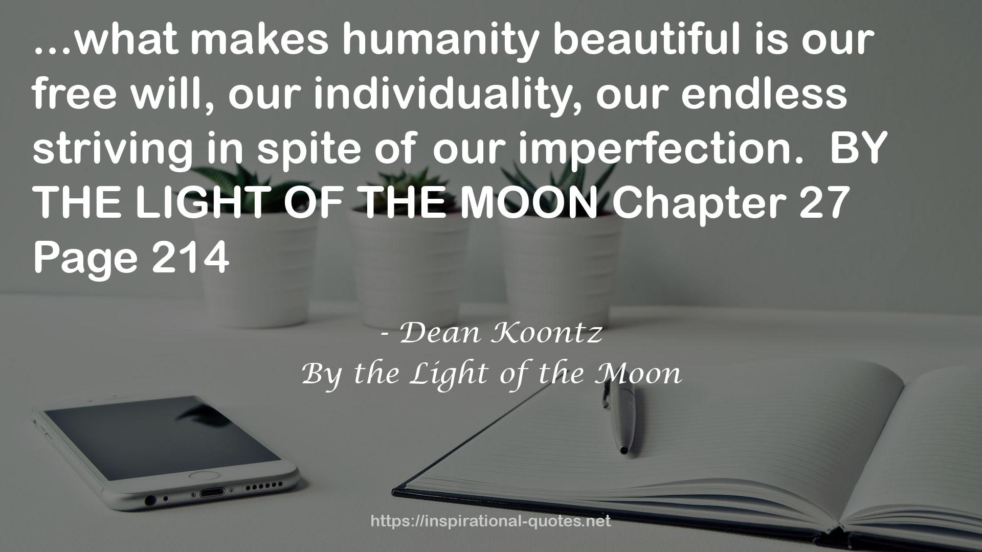 By the Light of the Moon QUOTES