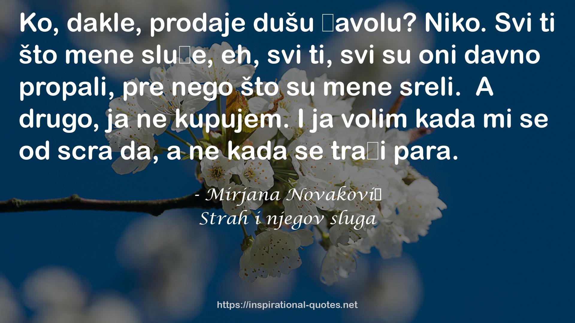 Mirjana Novaković QUOTES