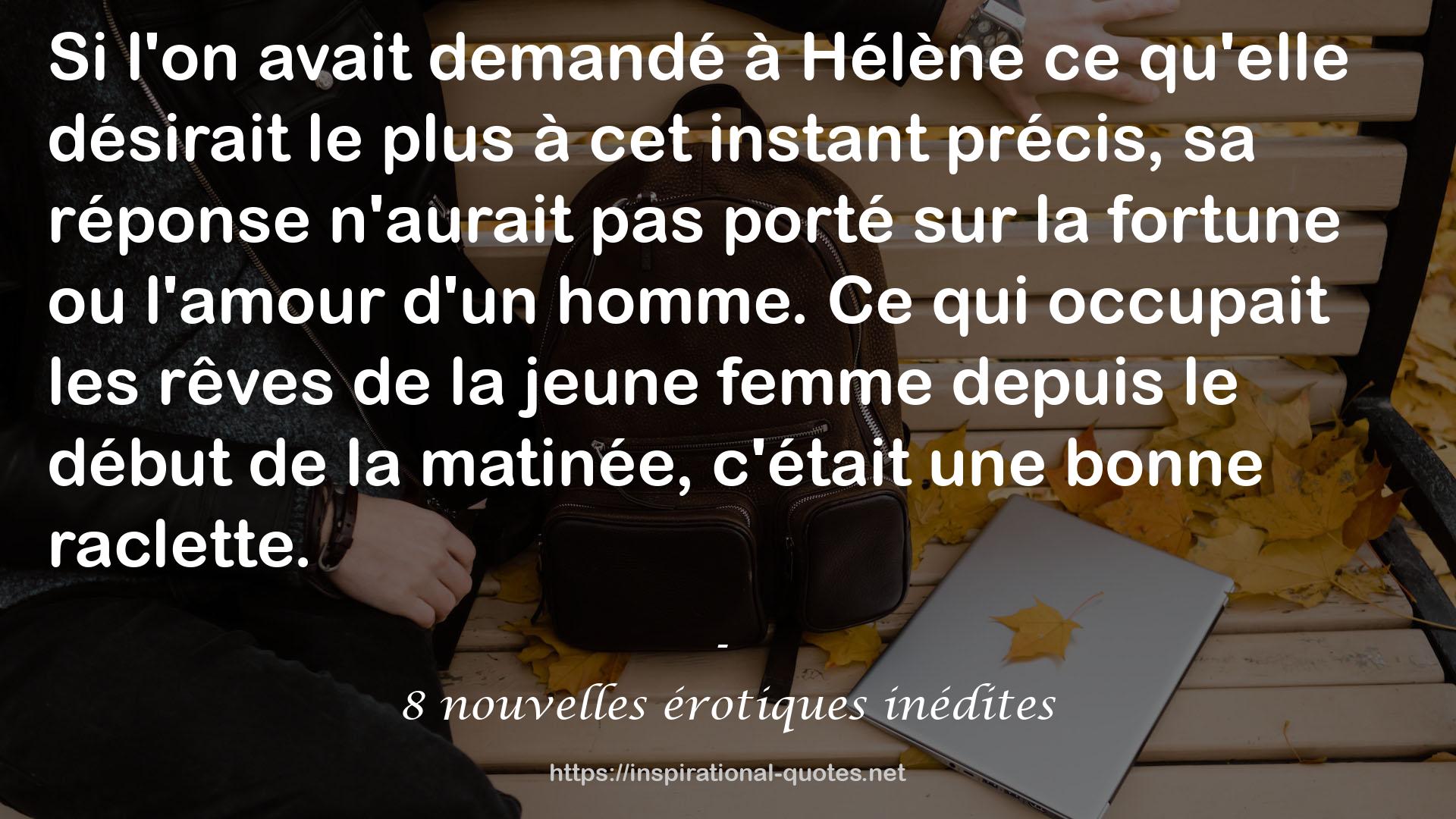 8 nouvelles érotiques inédites QUOTES