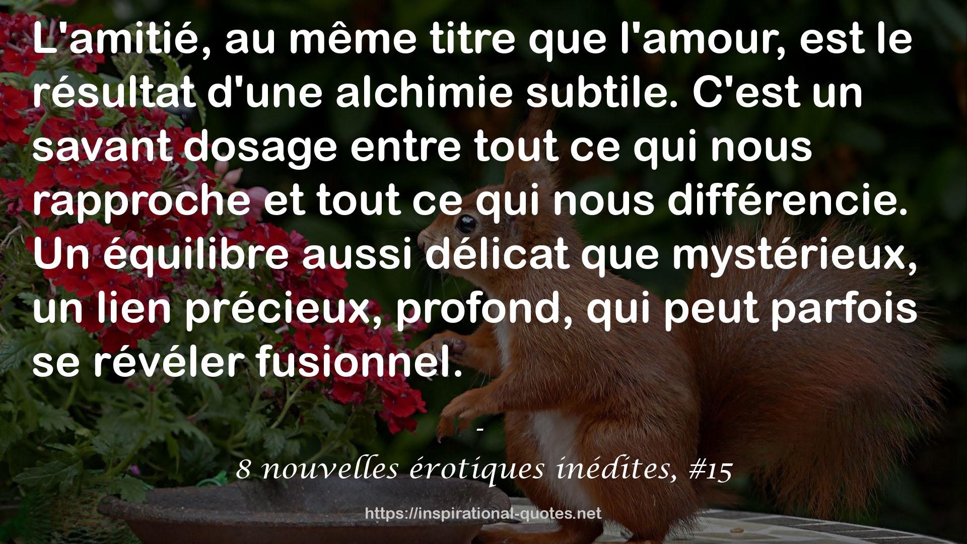 8 nouvelles érotiques inédites, #15 QUOTES