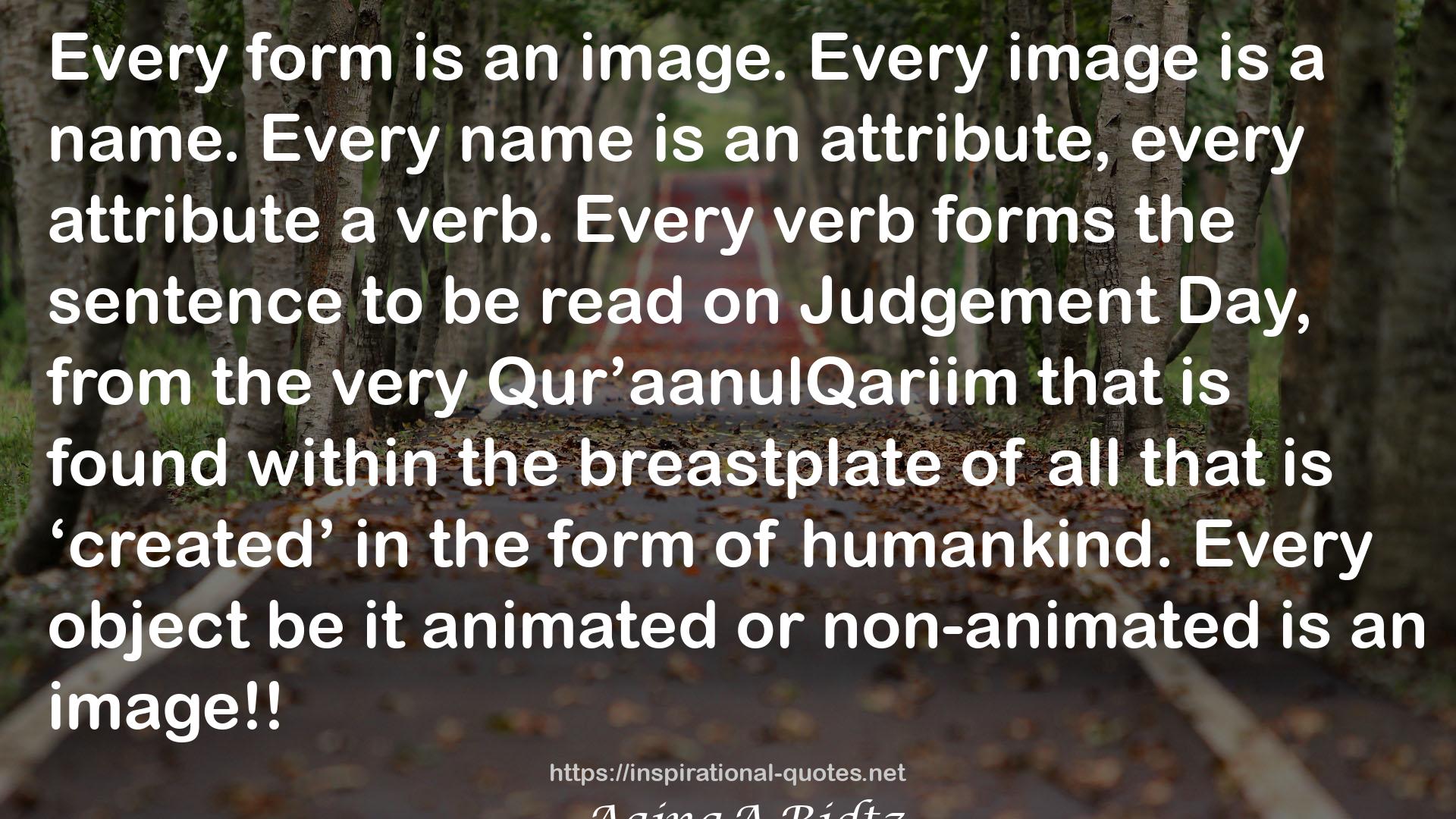 Qur’aanulQariim  QUOTES