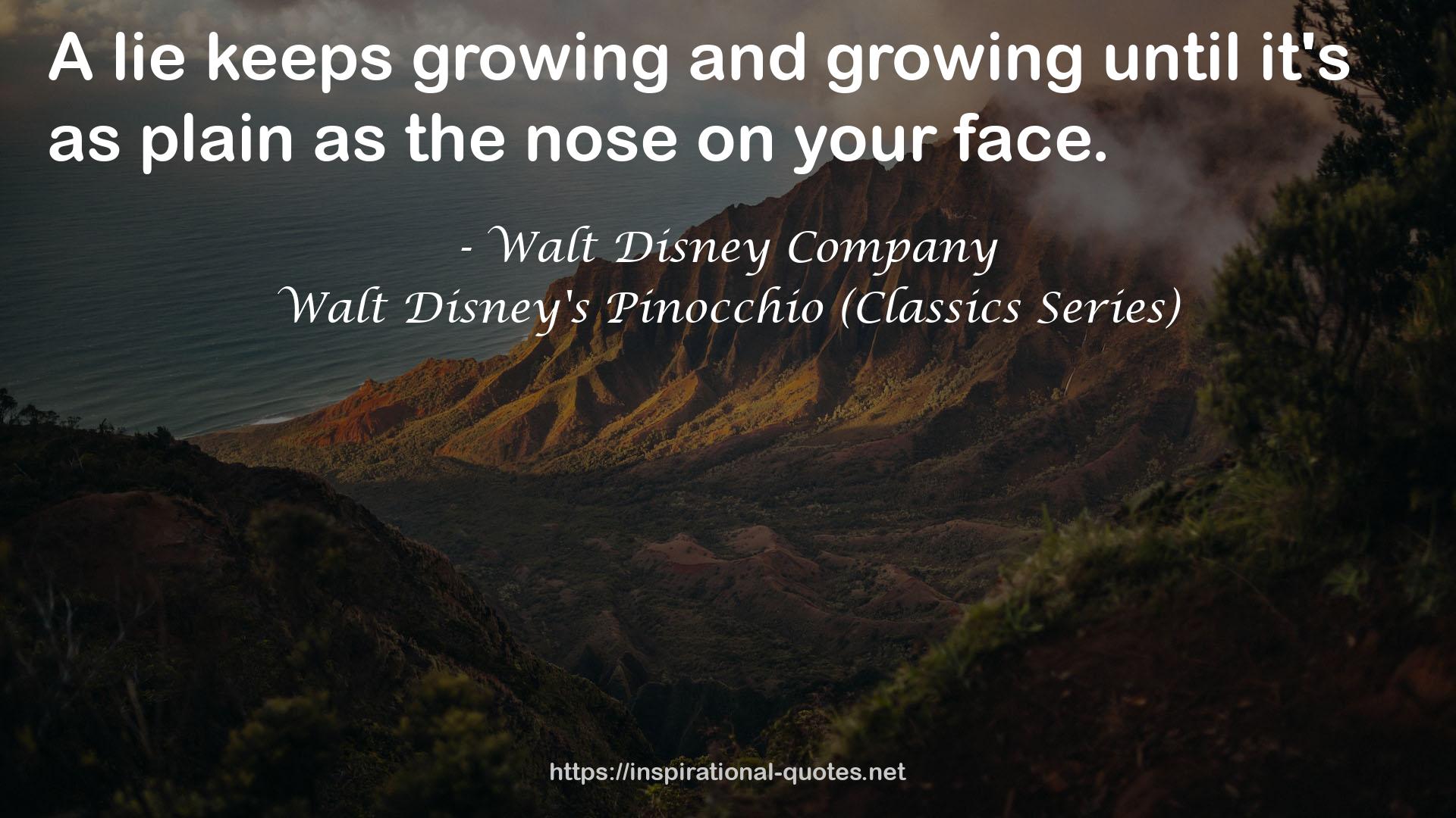 Walt Disney's Pinocchio (Classics Series) QUOTES