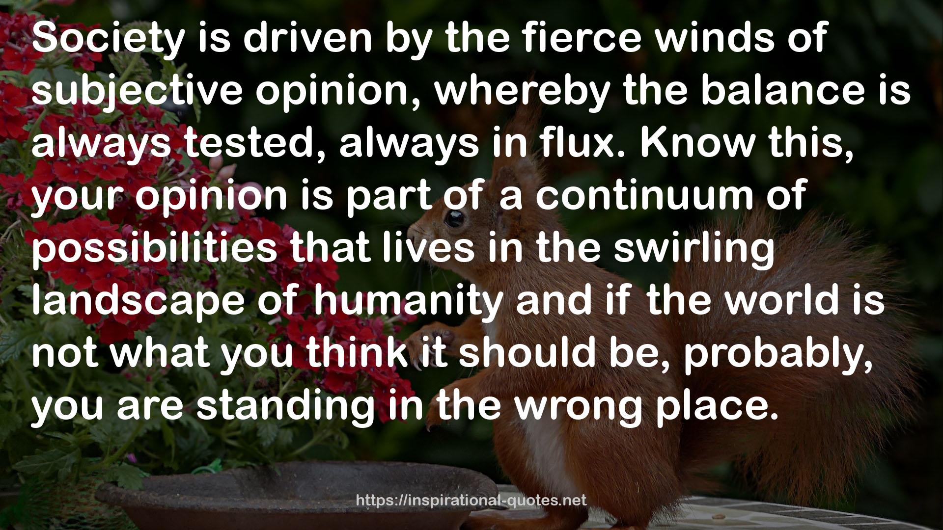 the fierce winds  QUOTES