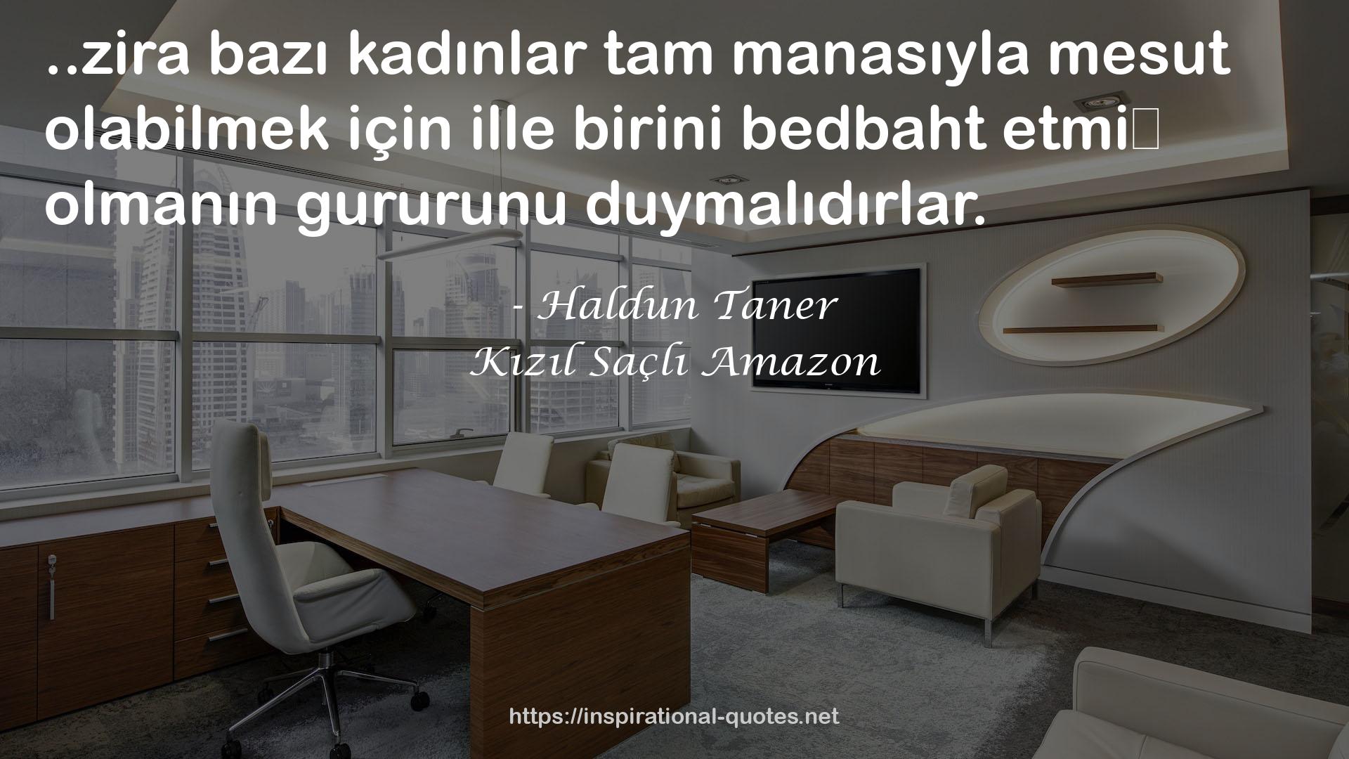 Kızıl Saçlı Amazon QUOTES