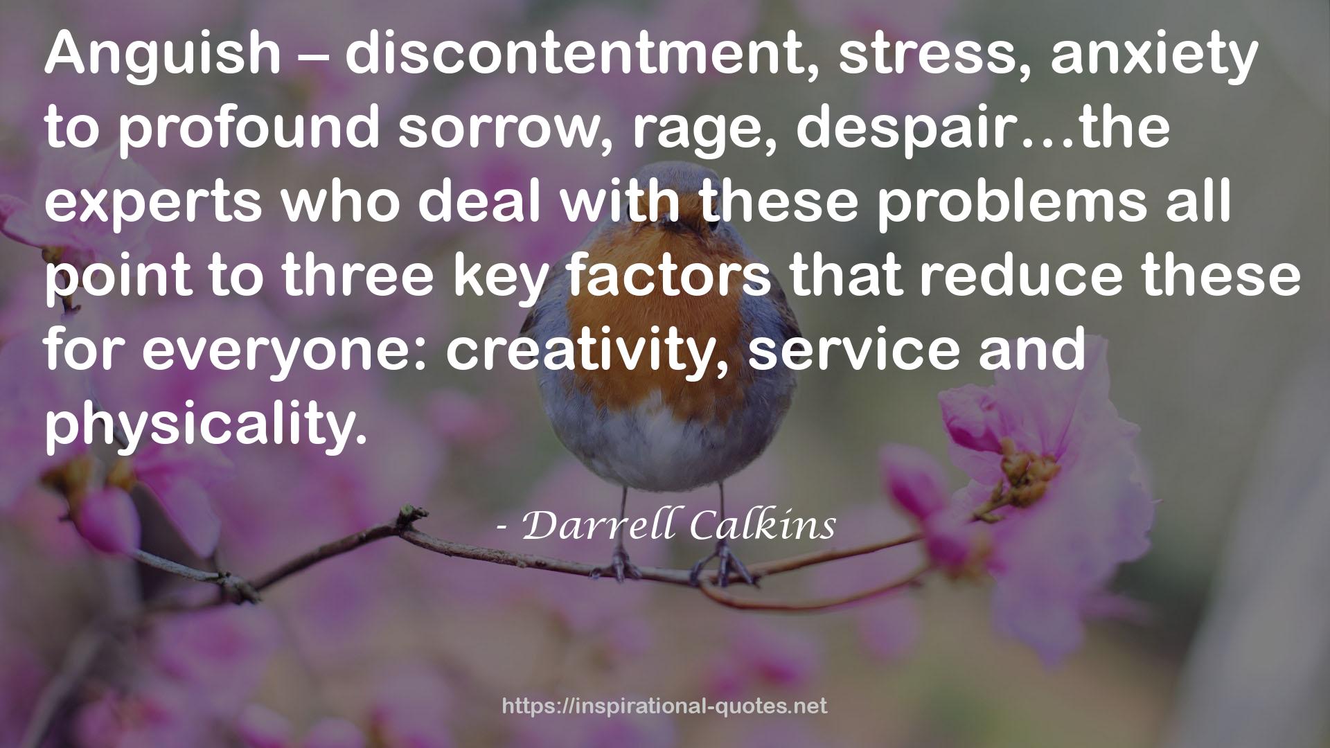 Darrell Calkins QUOTES