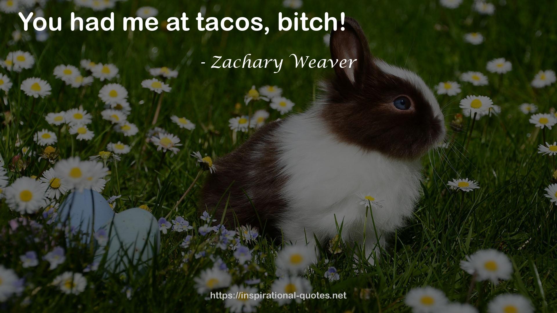 Zachary Weaver QUOTES