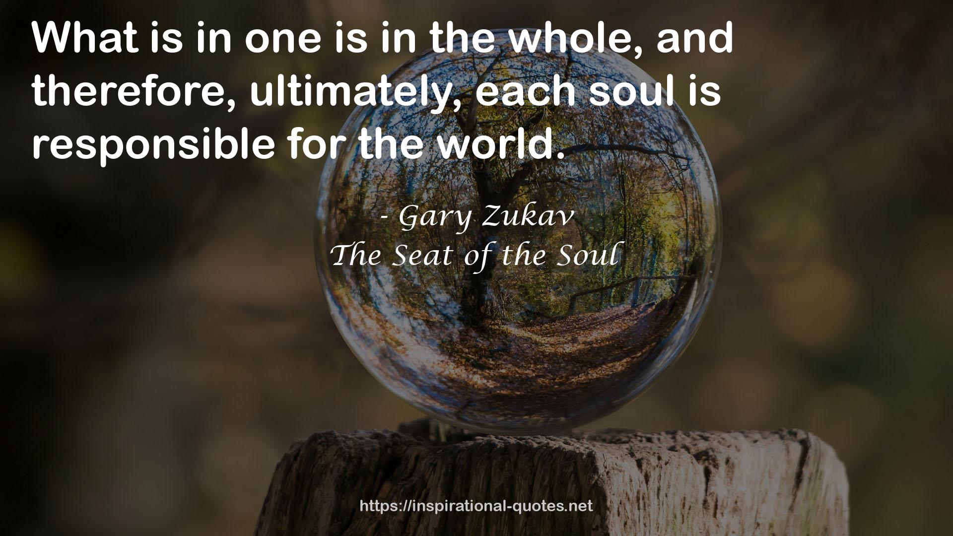The Seat of the Soul QUOTES