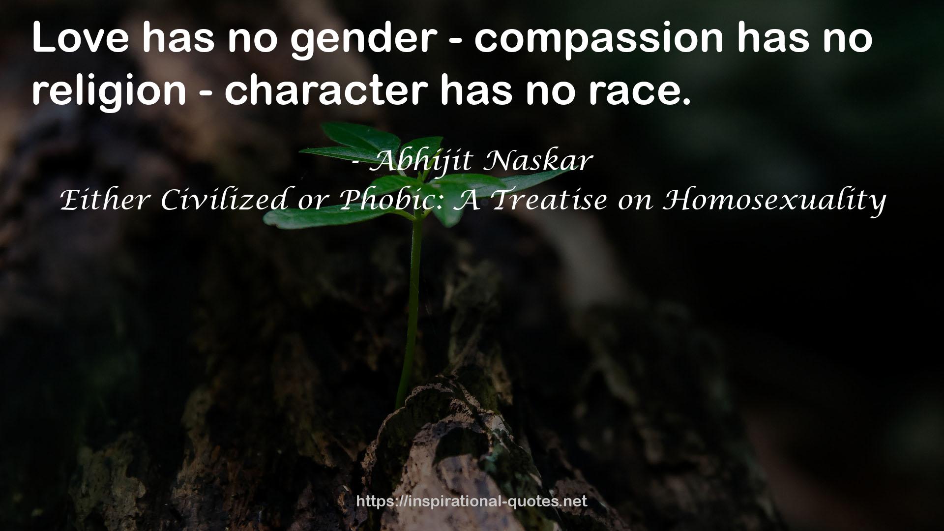 no religion - character  QUOTES