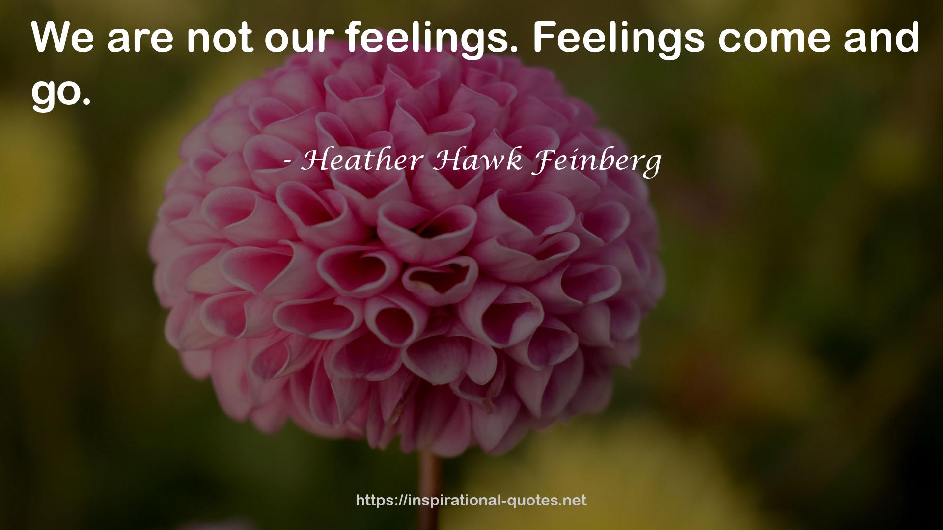 Heather Hawk Feinberg QUOTES